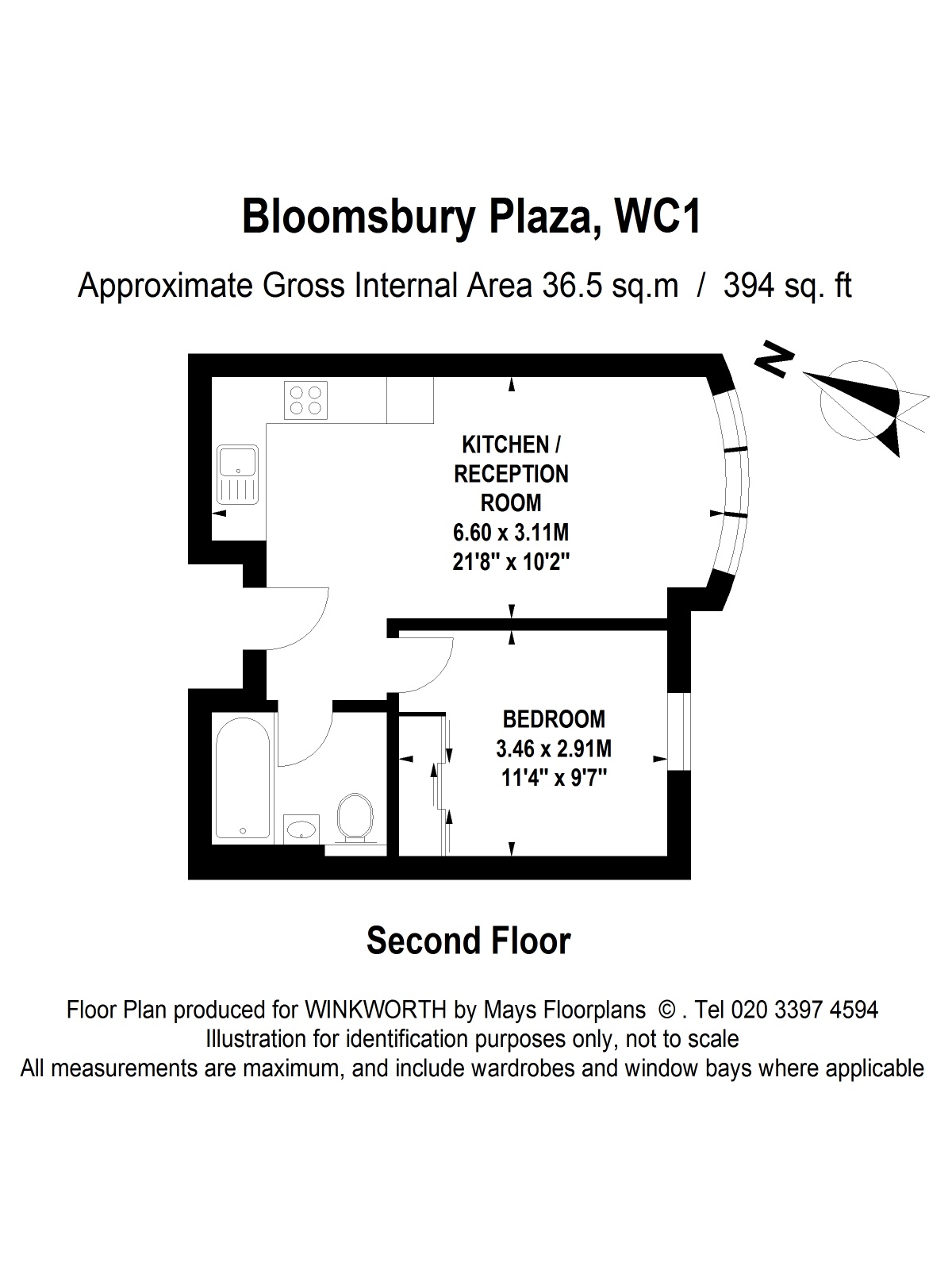 1 Bedrooms Flat for sale in Bloomsbury Plaza, 12-18 Bloomsbury Street, London WC1B