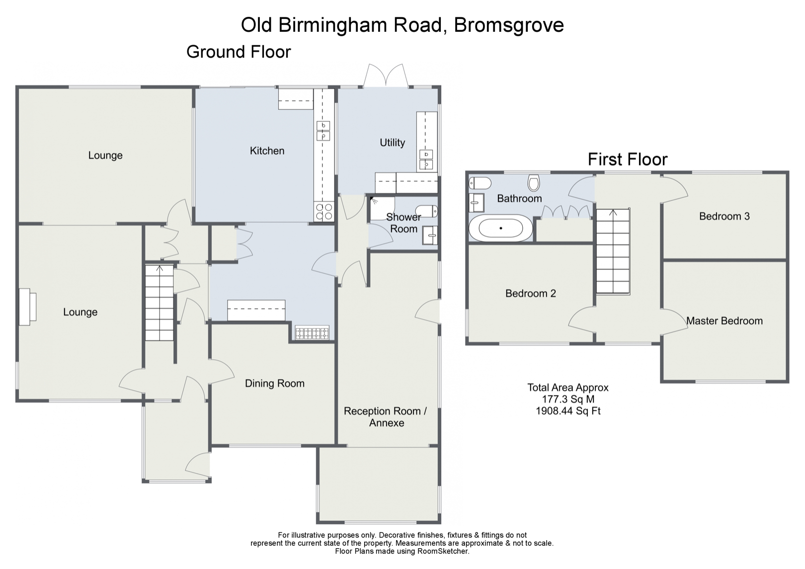 Old Birmingham Road, Marlbrook, Bromsgrove B60, 3 bedroom detached