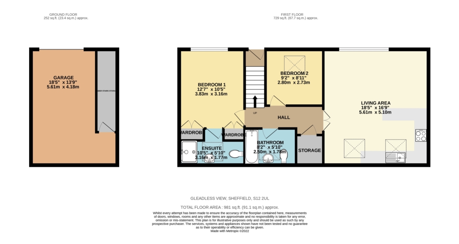 16, Gleadless View, Sheffield floorplan
