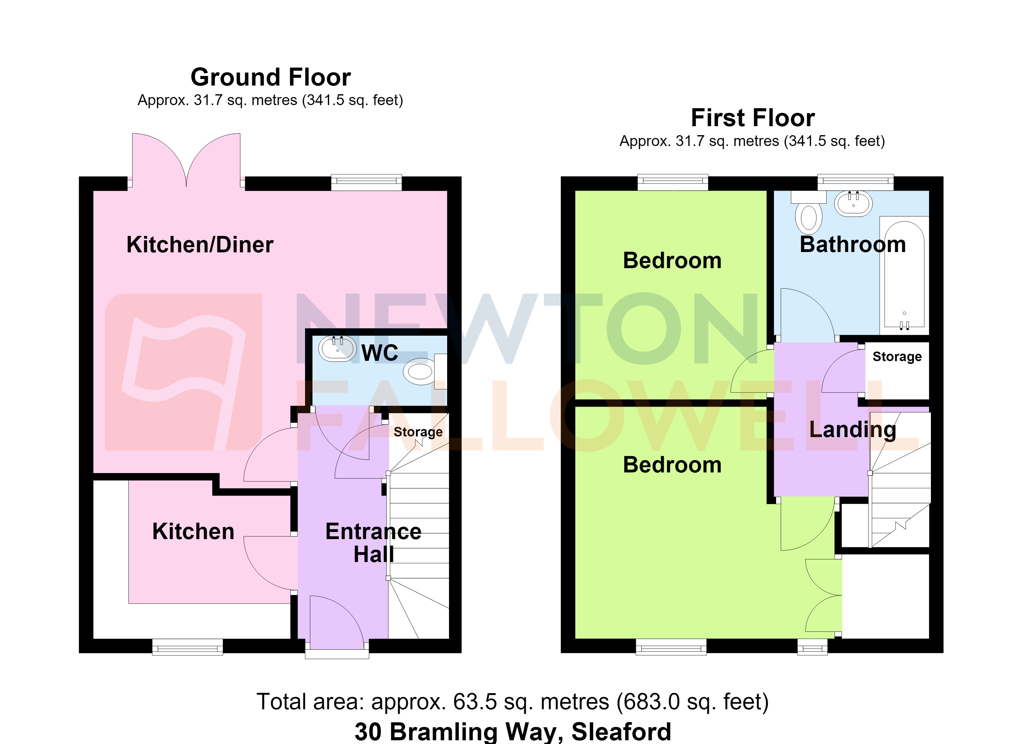 30, Bramling Way, Sleaford floorplan