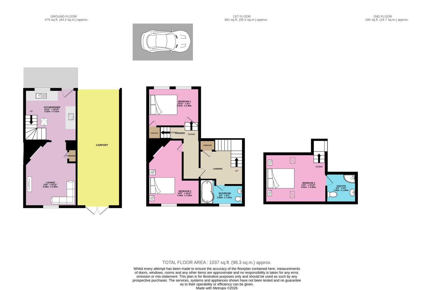 27, Beckside, Beverley floorplan