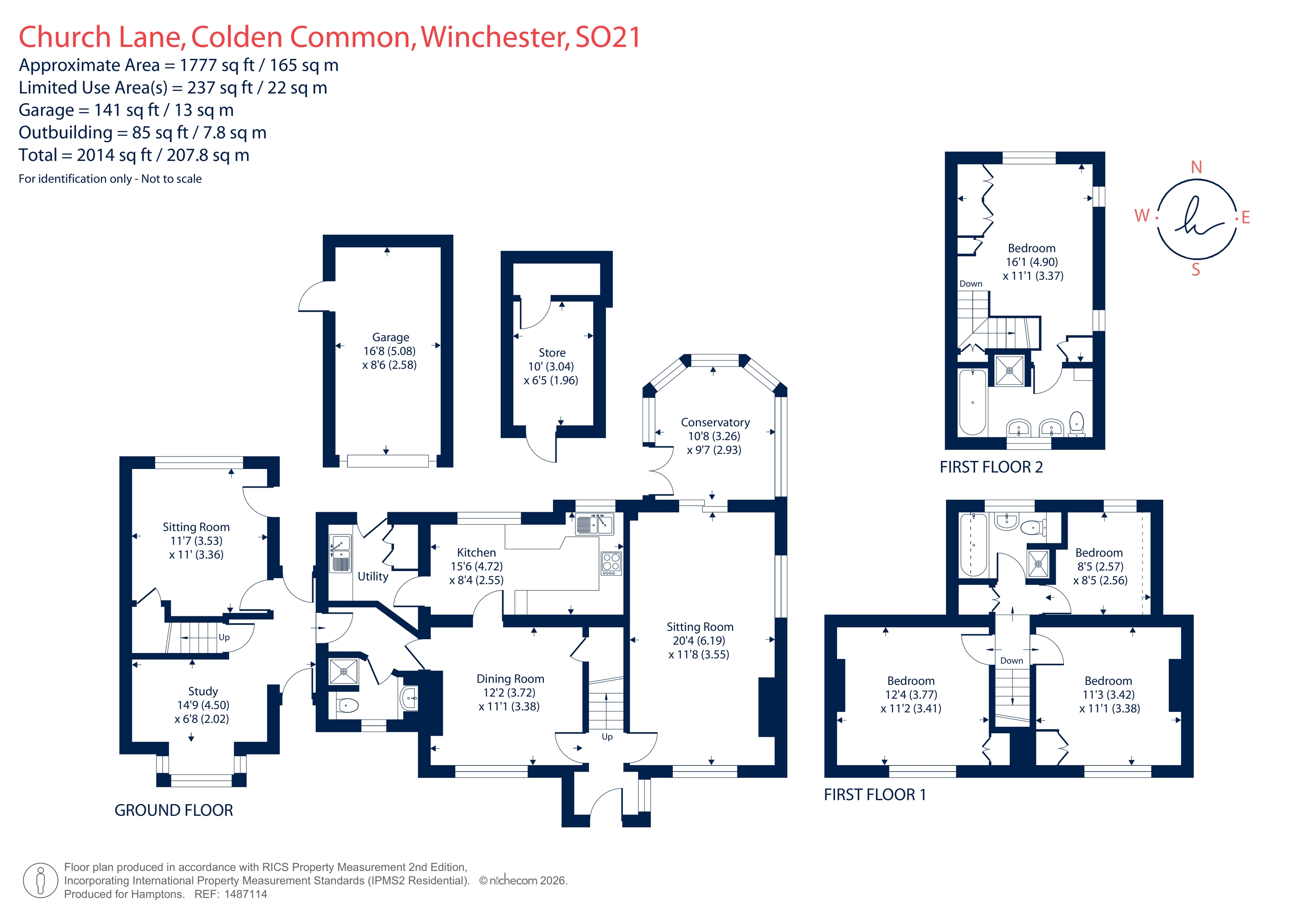 Keepers Cottage, 94 Church Lane, Winchester floorplan
