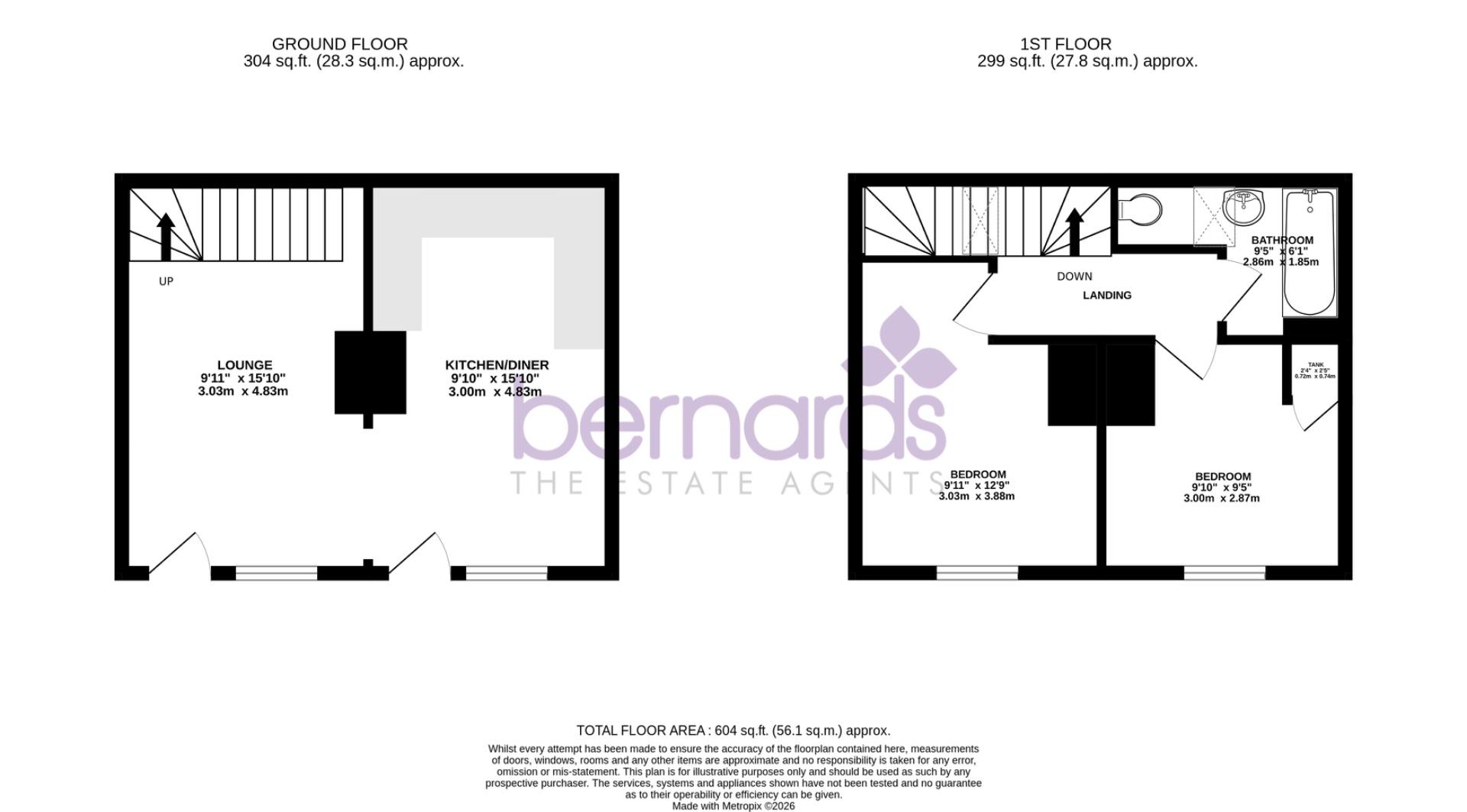 Grove Road South, Southsea floorplan