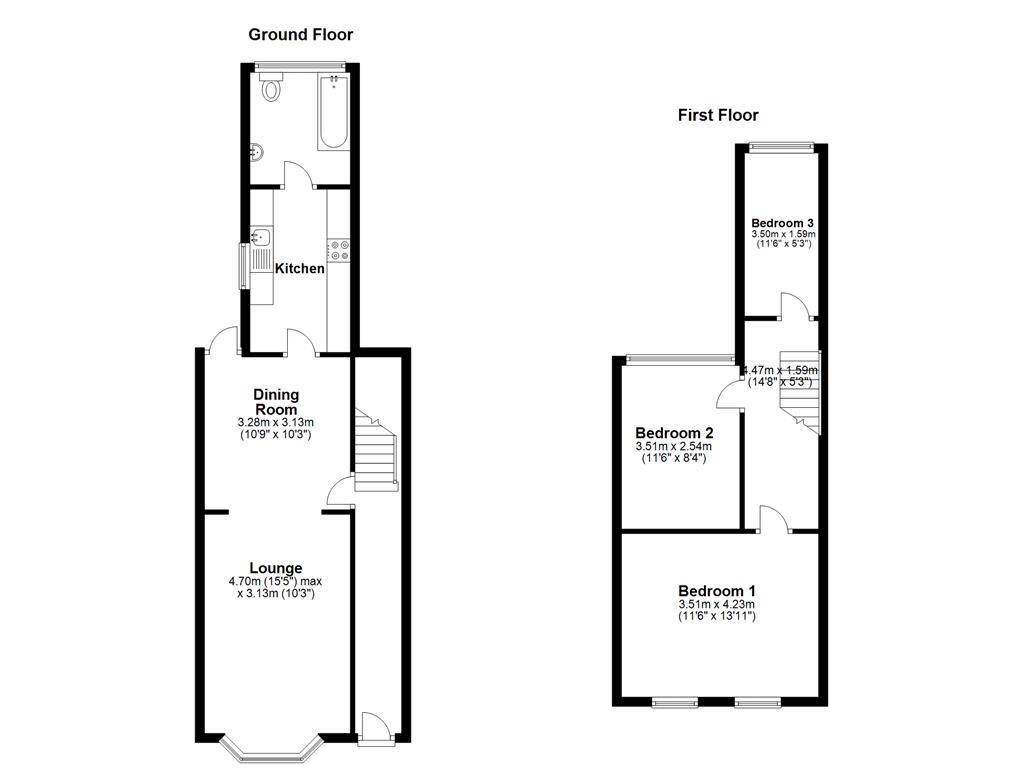 3 Bedrooms Terraced house to rent in Byron Road, Gillingham ME7