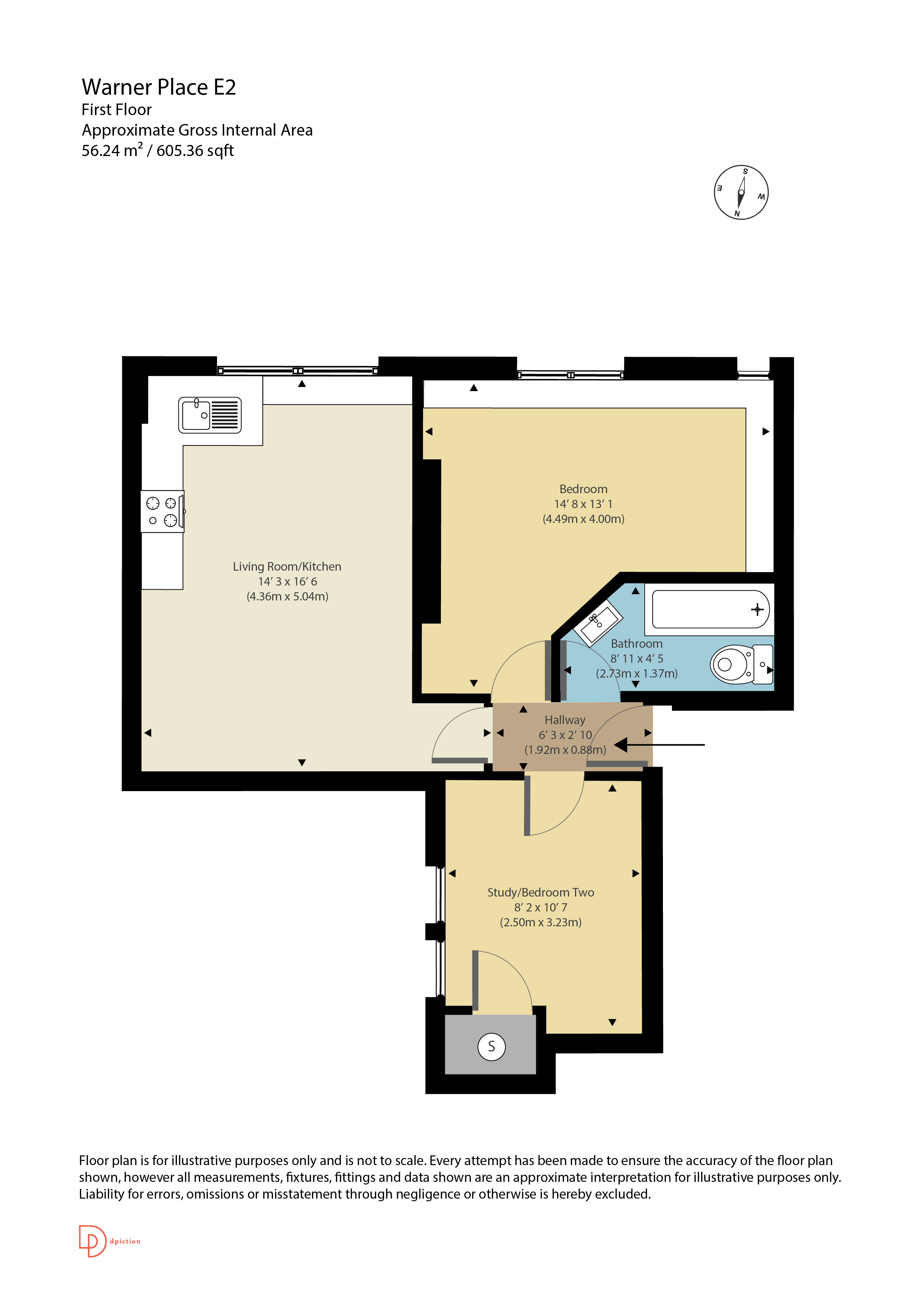 1 Bedrooms Flat for sale in Flamingo House, 163 Gosset Street, London E2