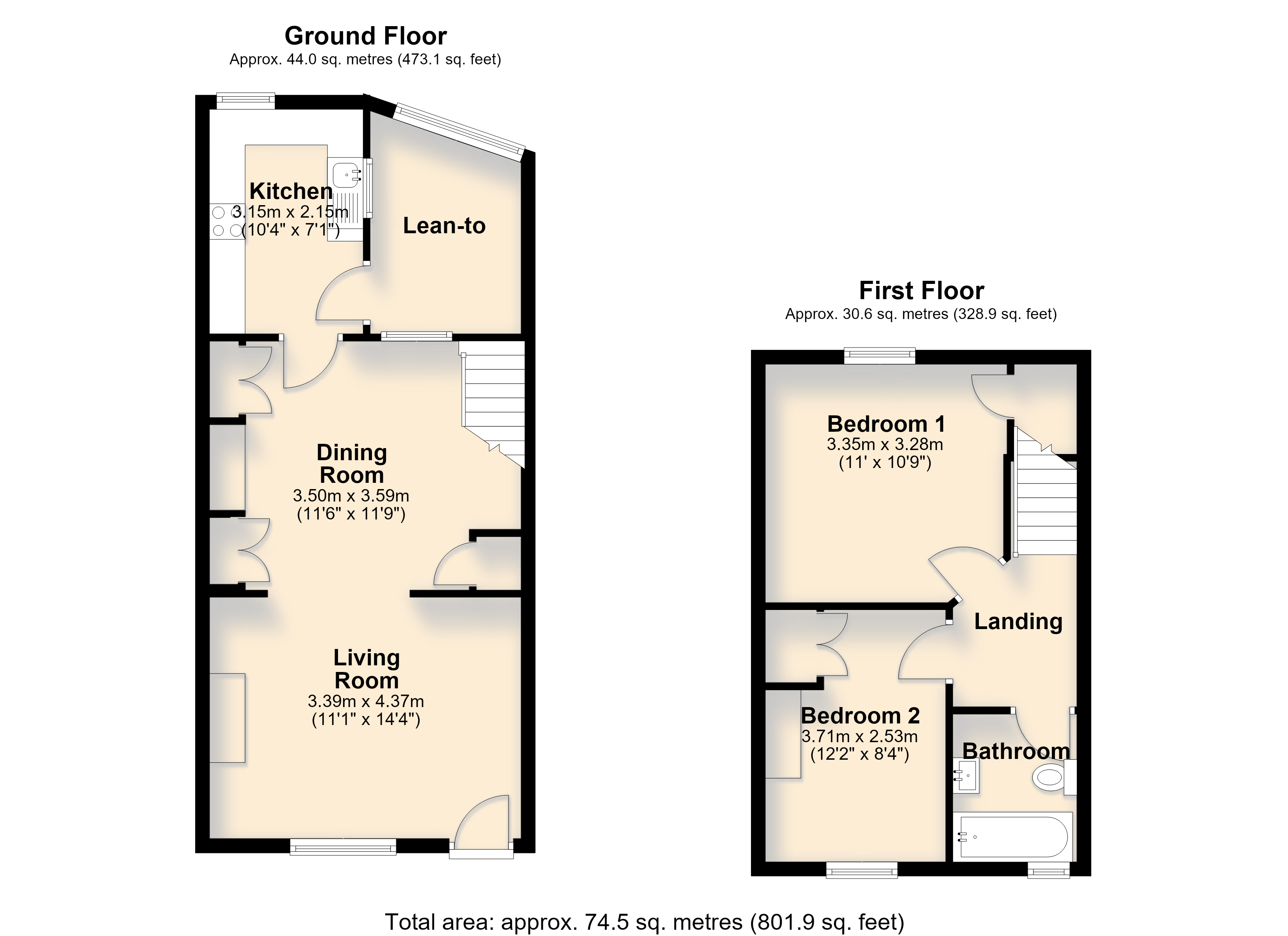 Keaton Road, Ivybridge floorplan
