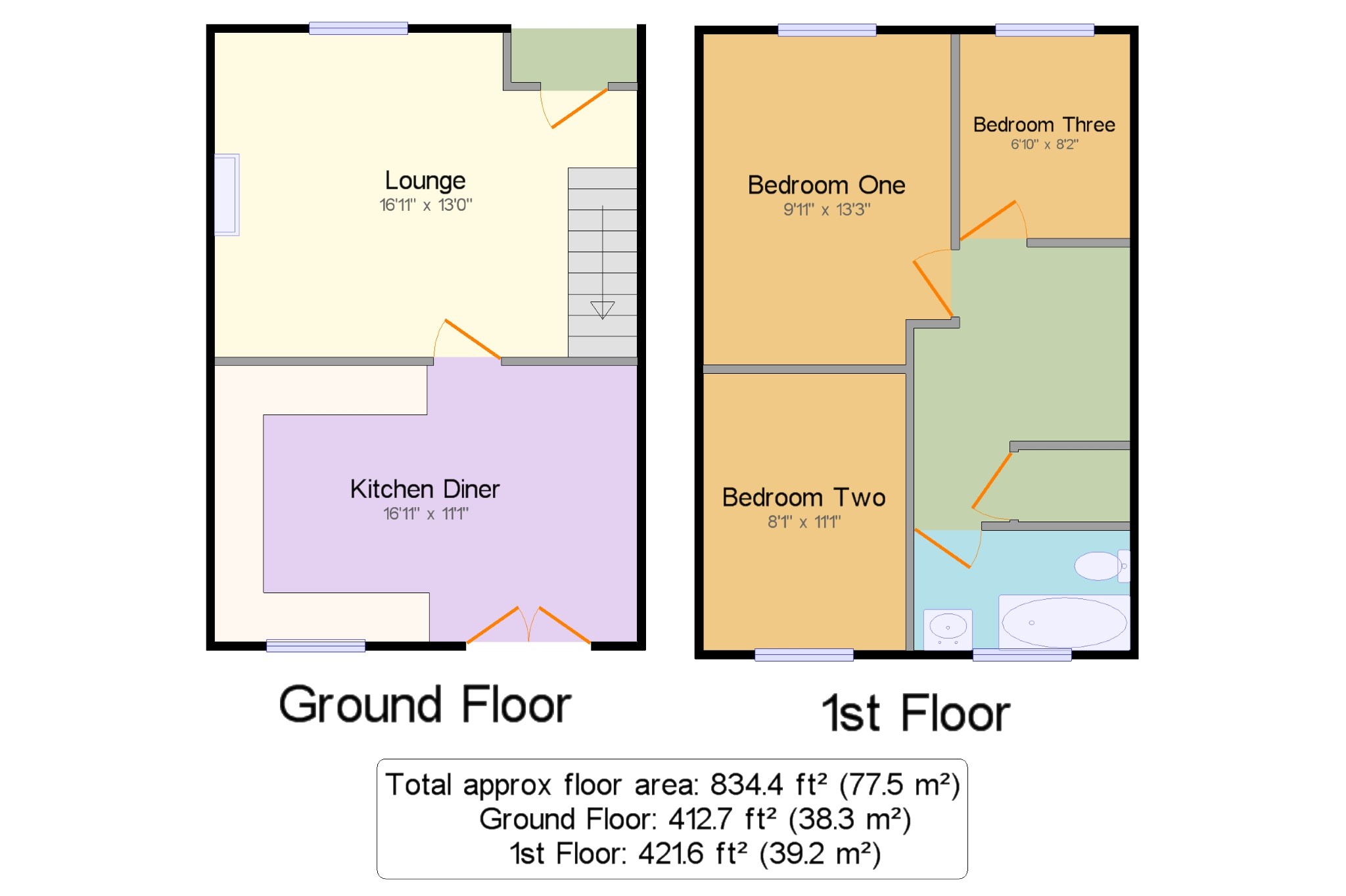 3 Bedrooms Terraced house for sale in Jubilee Gardens, New Mills, High Peak, Derbyshire SK22