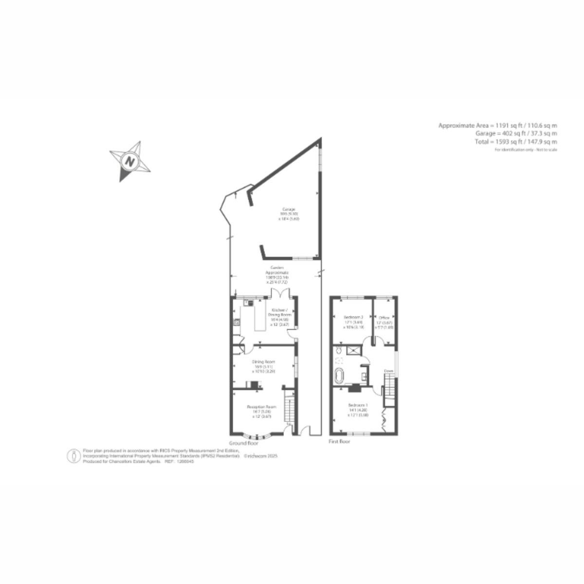 Willow Cottage, Walton Bridge Road, Shepperton floorplan