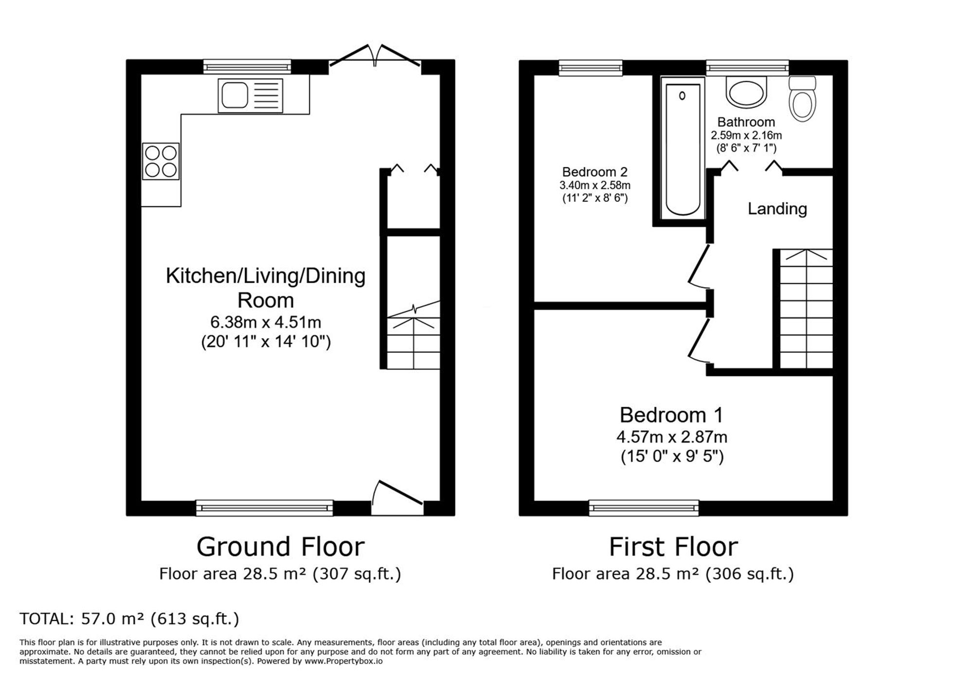 29a Coed Coch Road, Colwyn Bay floorplan