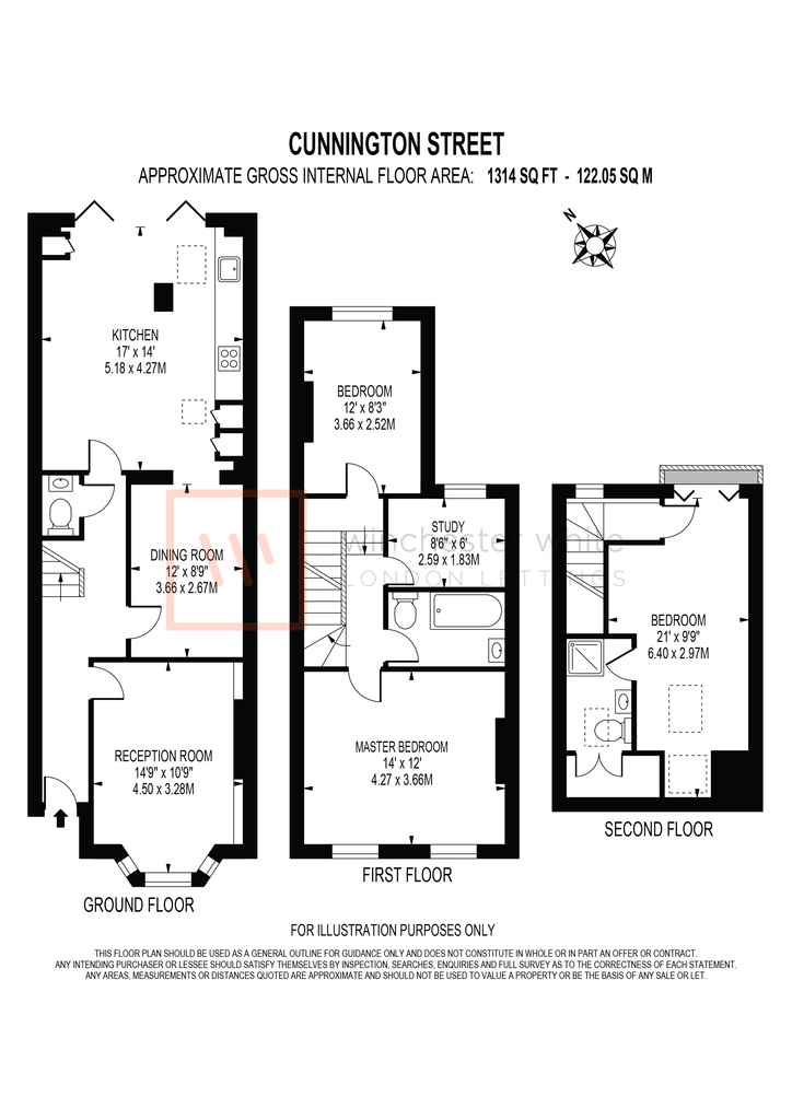 10, Cunnington Street, London floorplan
