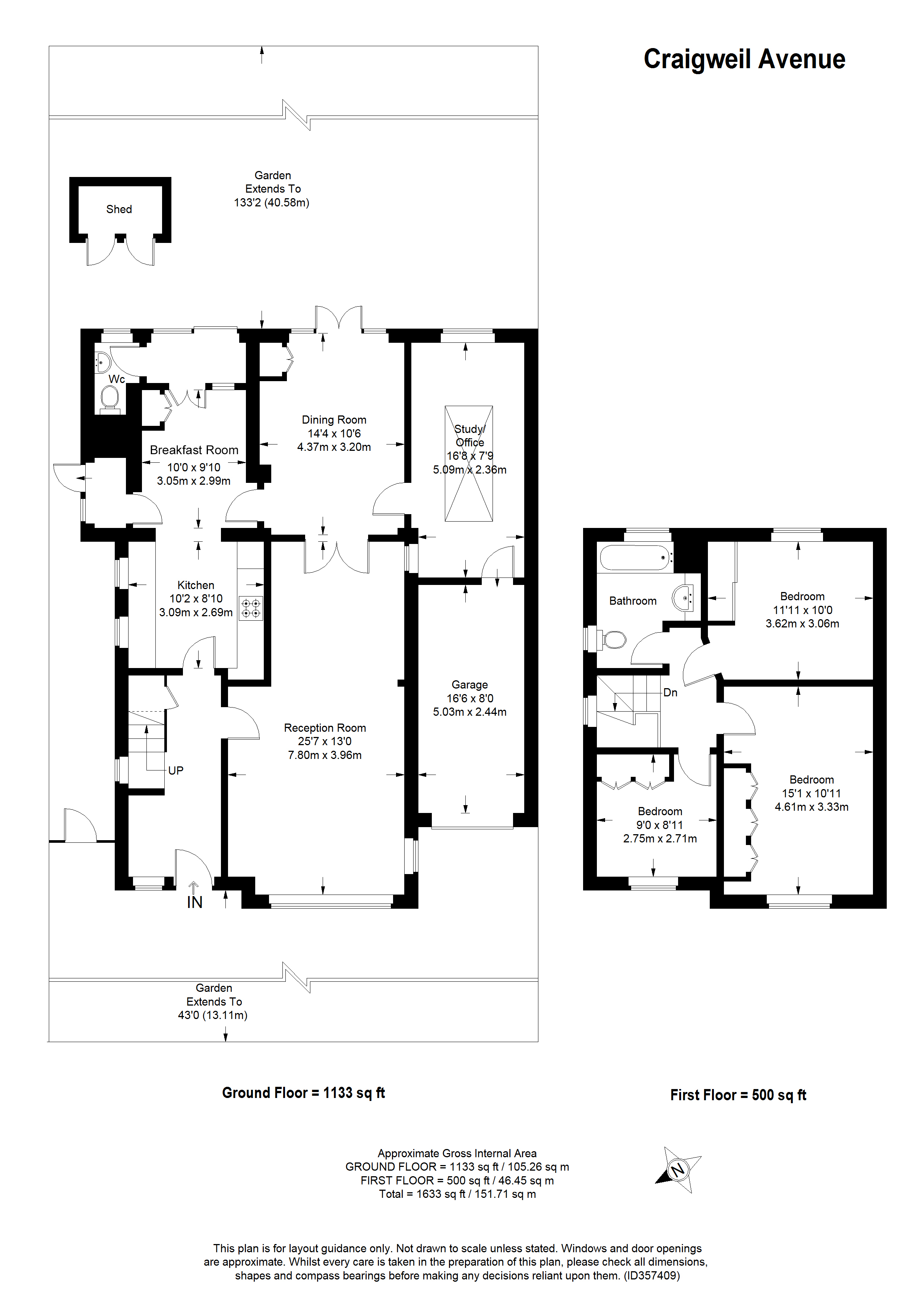 3 Bedrooms Detached house for sale in Craigweil Avenue, Radlett WD7