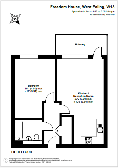 Freedom House Brownlow Road, West Ealing floorplan