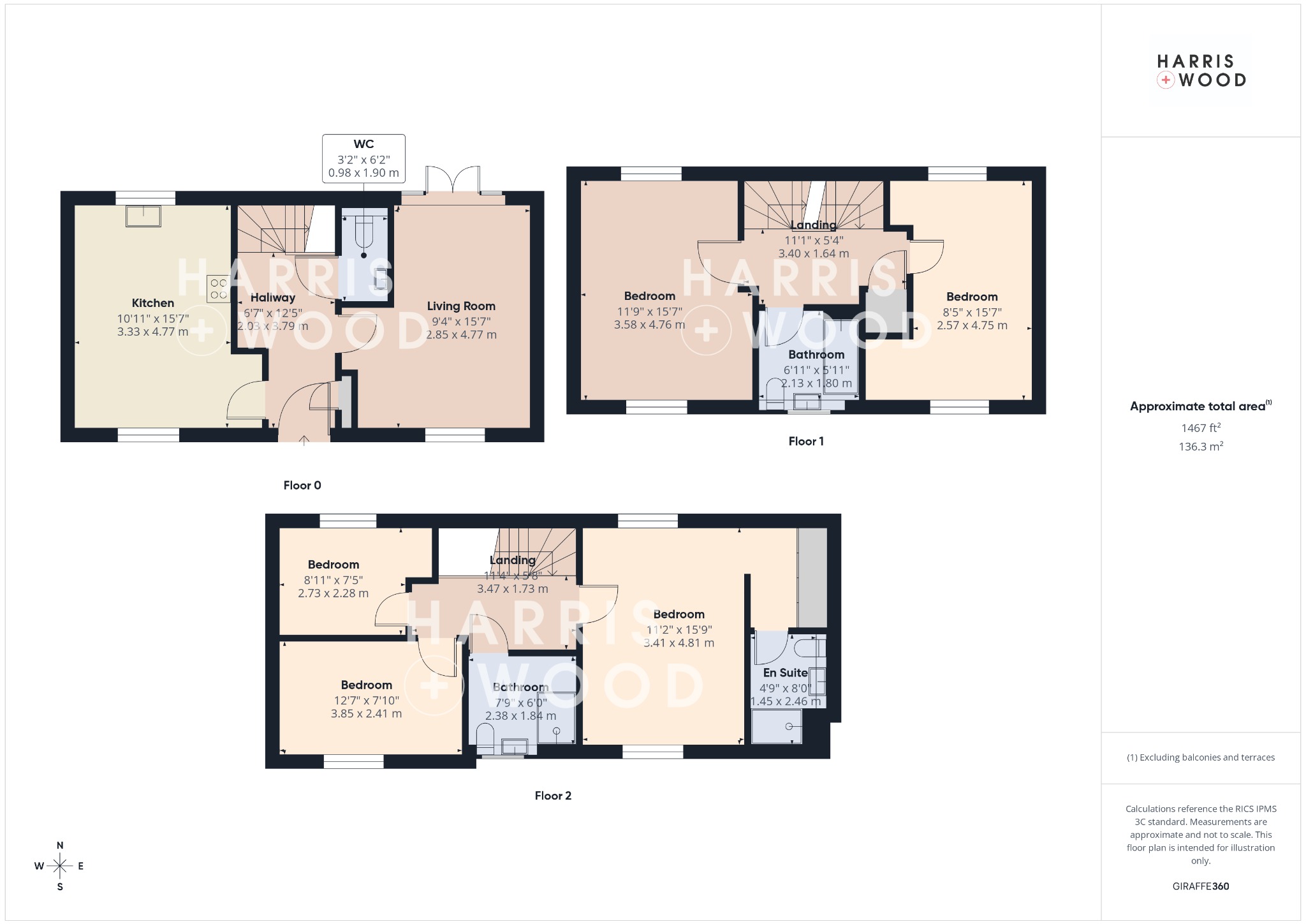 46 Echelon Walk, Colchester, Essex floorplan
