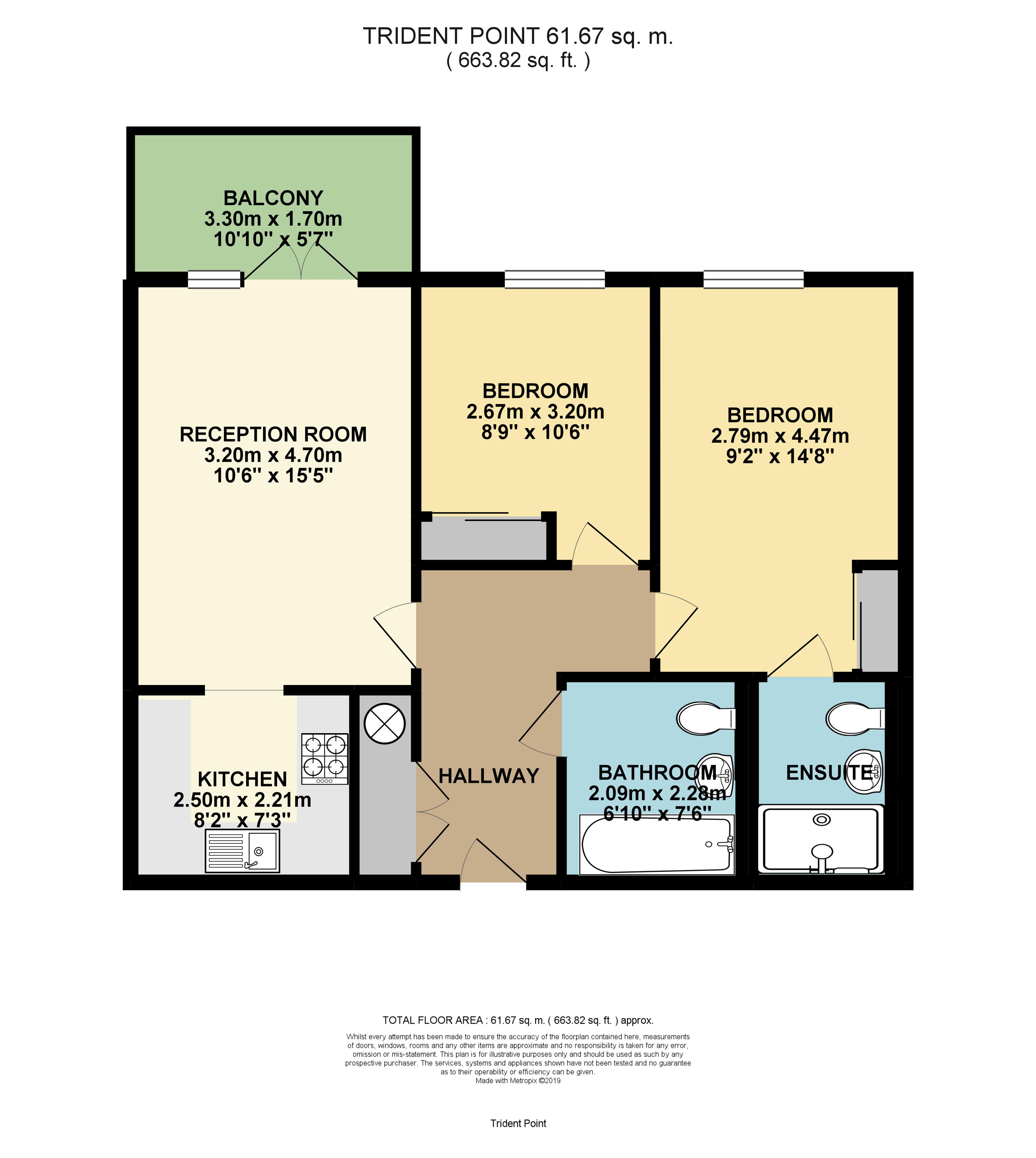 2 Bedrooms Flat for sale in Trident Point, 19 Pinner Road, Harrow HA1