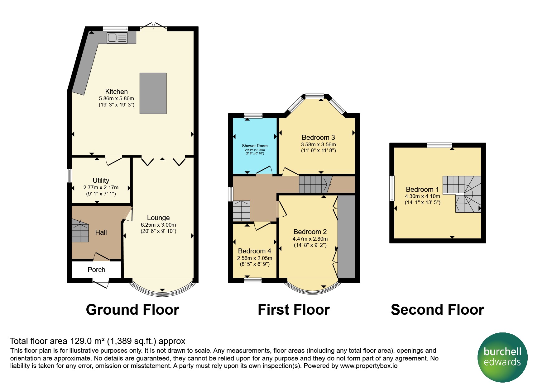 206, Flaxley Road, Birmingham floorplan
