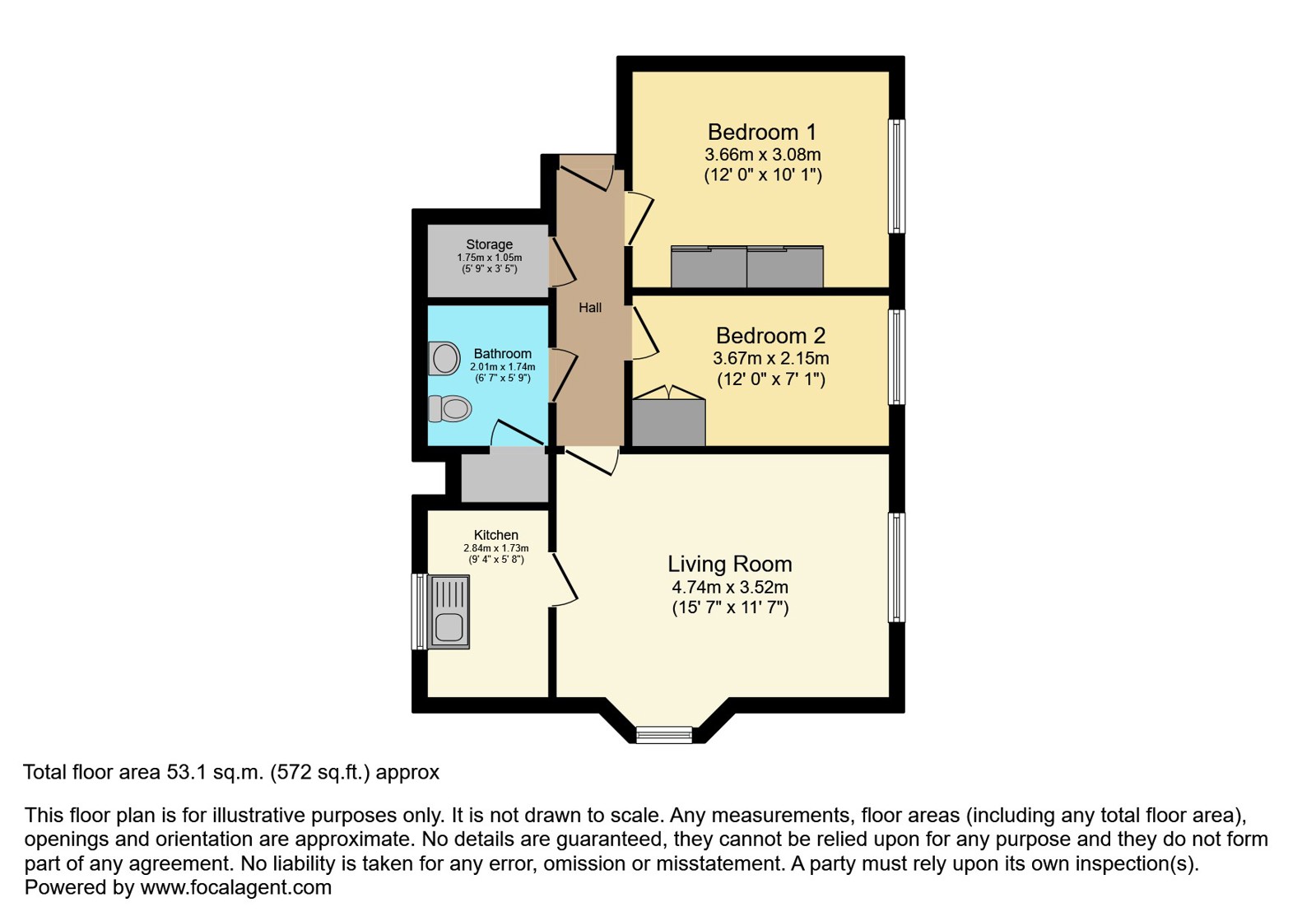 31, Tanners Court, Thornbury floorplan