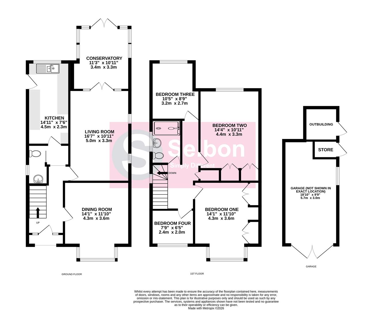 13, Leopold Avenue, Farnborough floorplan