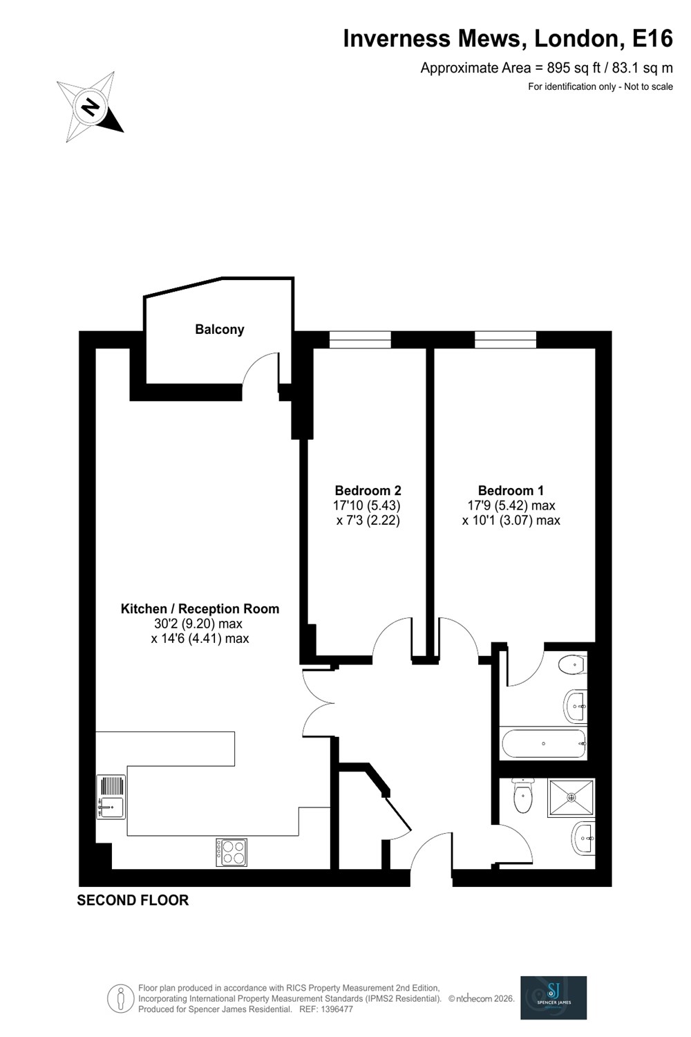 26, Inverness Mews, London floorplan