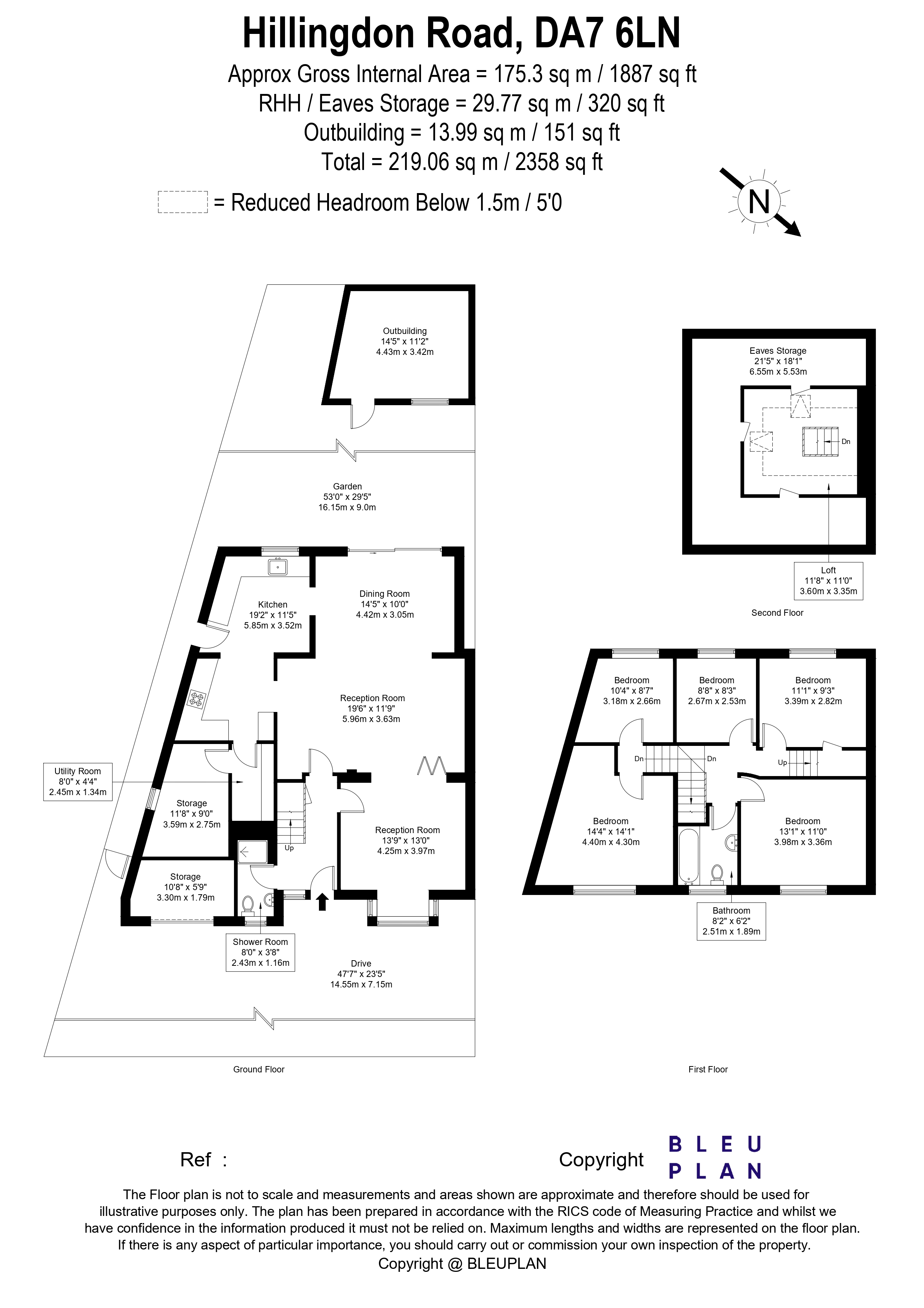 109, Hillingdon Road, Bexleyheath floorplan