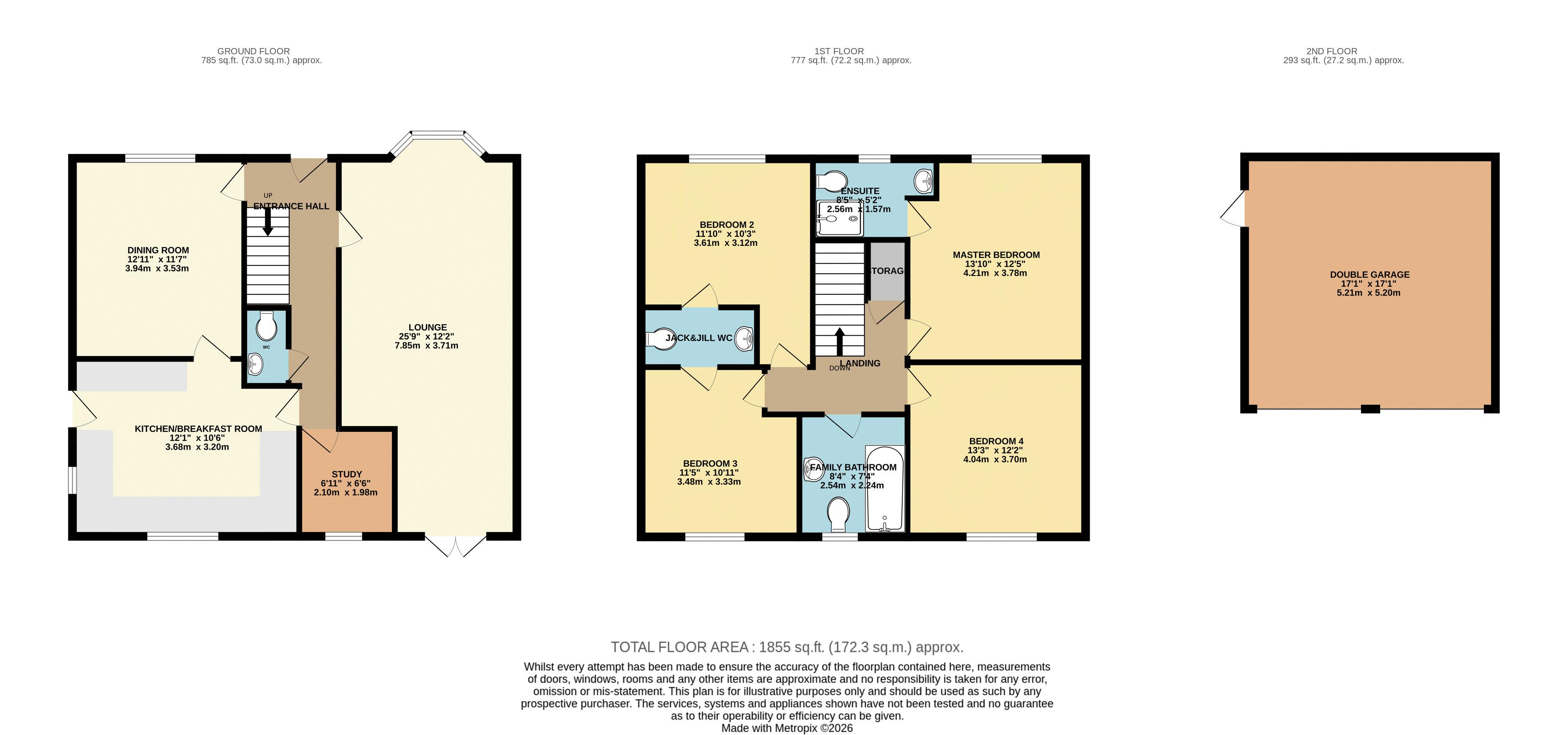Nursery Close, Lincoln floorplan