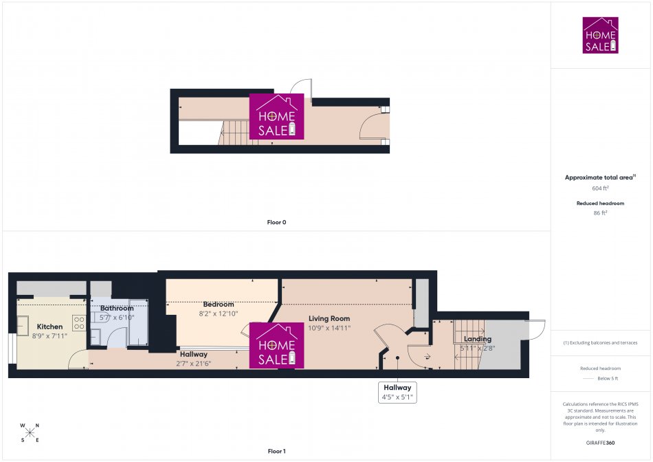 Clapham Road, Bedford, MK41 floorplan