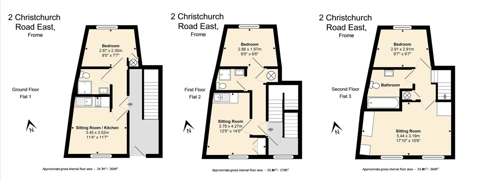 2A,B,C, Christchurch Street East, Somerset floorplan