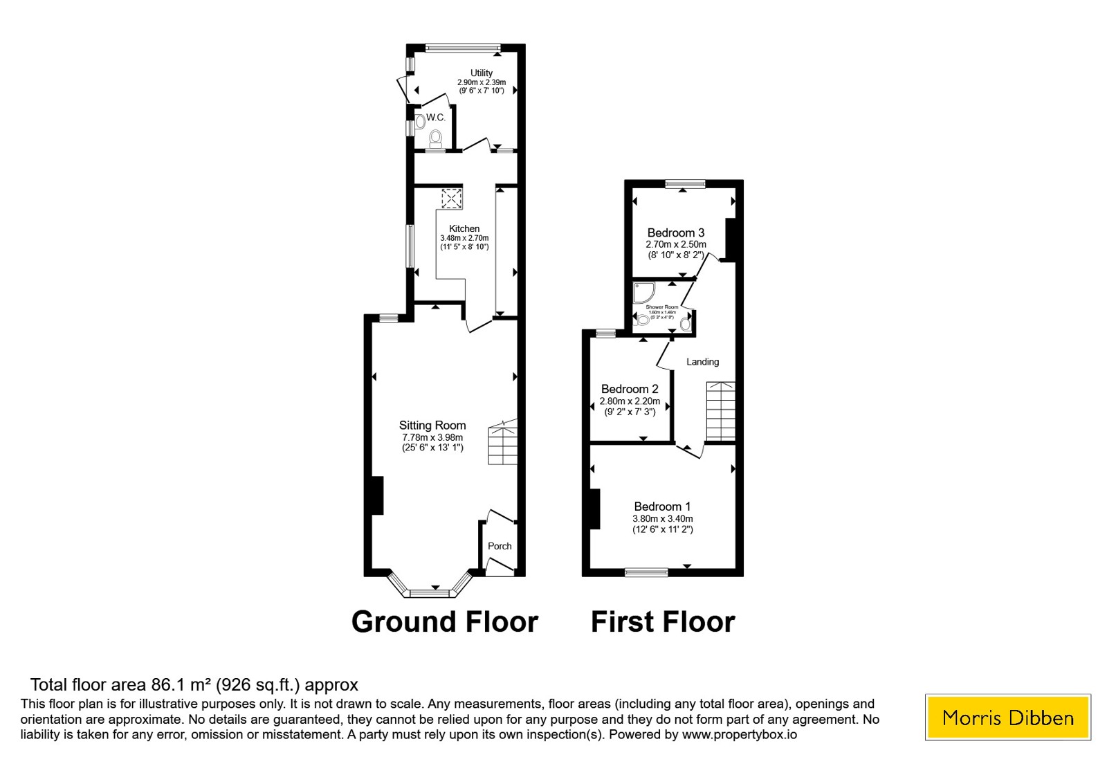 Weston Avenue, Southsea, Hampshire, PO4 floorplan