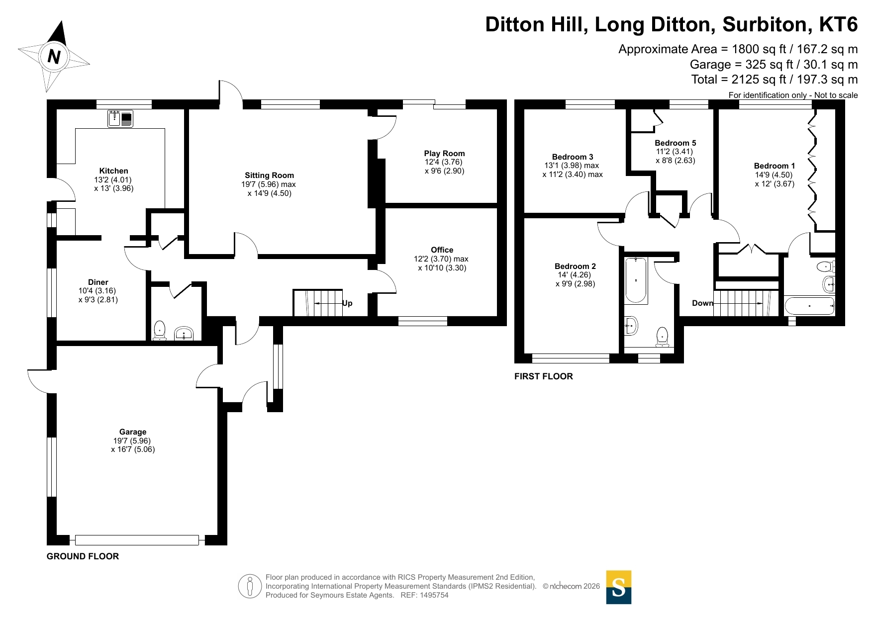 105, Ditton Hill, Surbiton floorplan