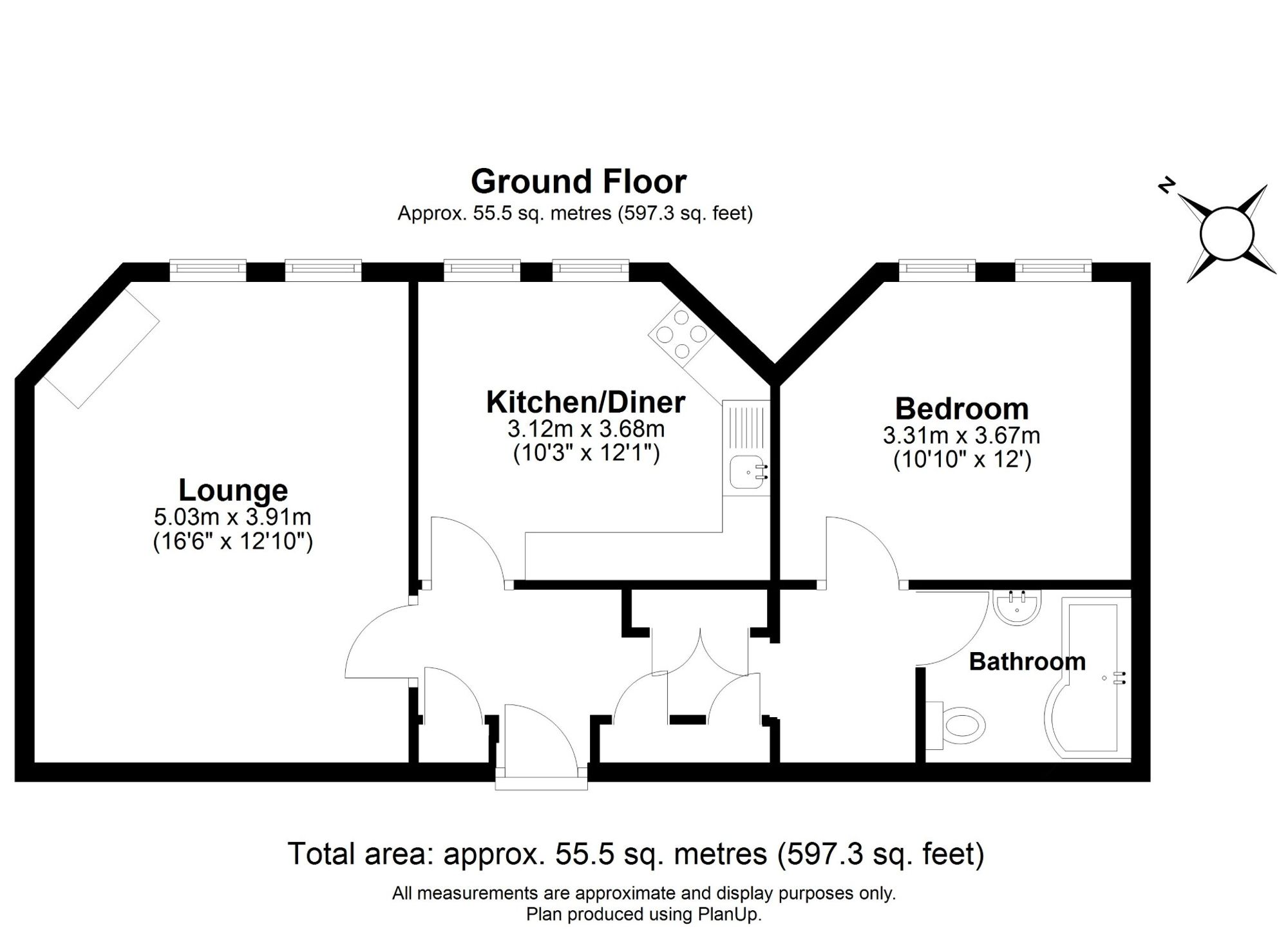 Flat 2, Stray Towers Victoria Road, Harrogate floorplan