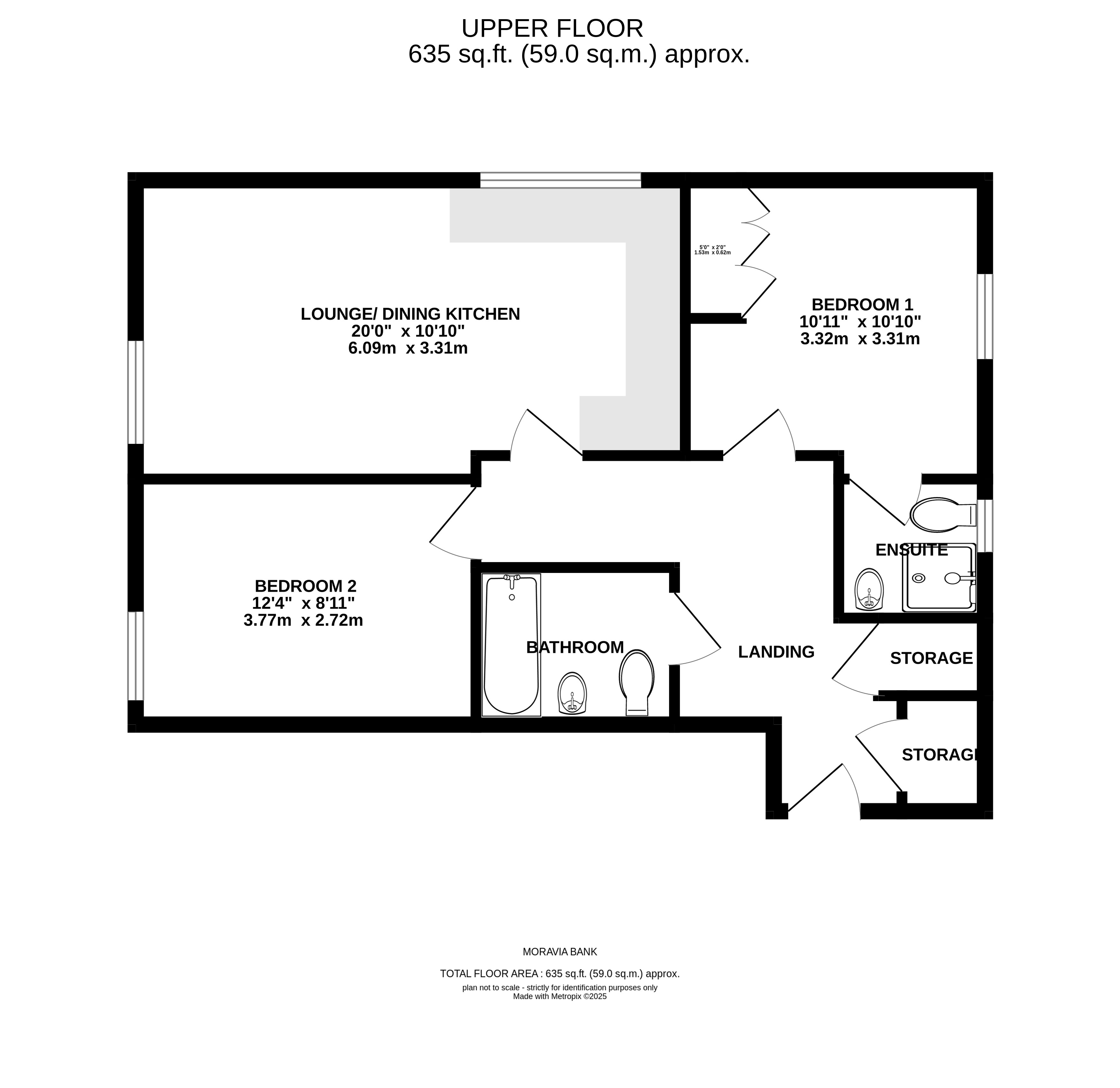 Flat 8, Moravia Bank, 120, Fartown, West Yorkshire floorplan