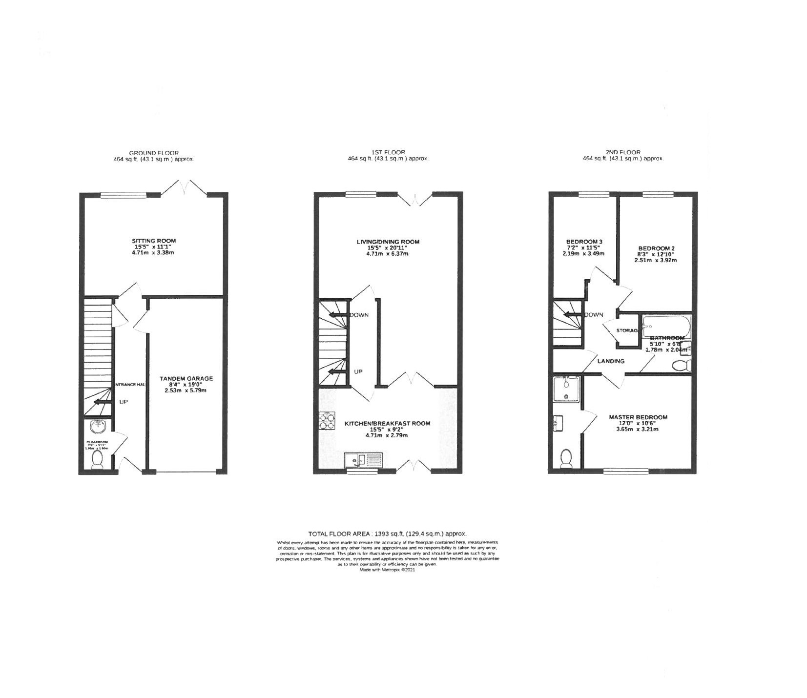 15, Williamson Drive, Nantwich floorplan