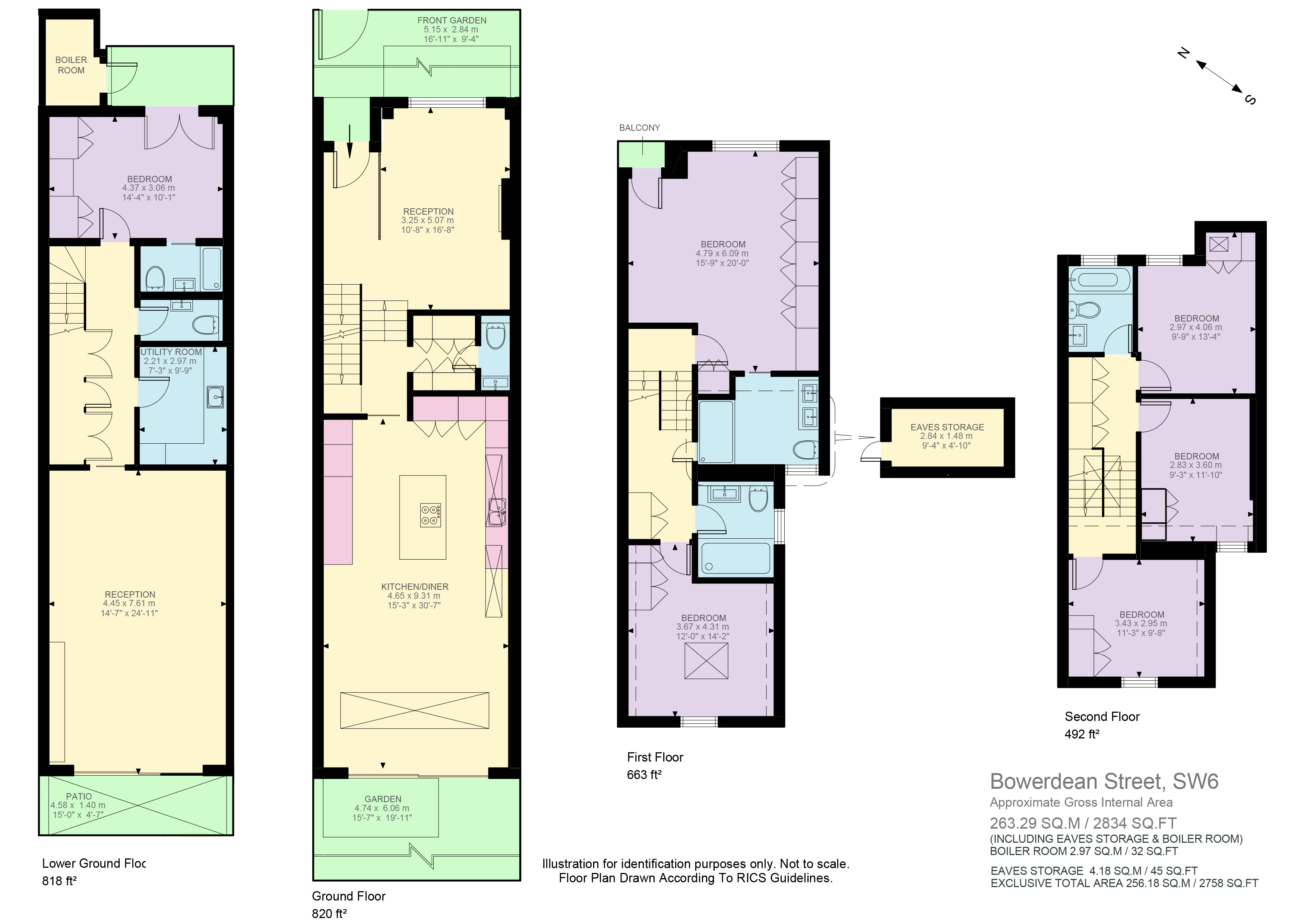 28, Bowerdean Street, London floorplan