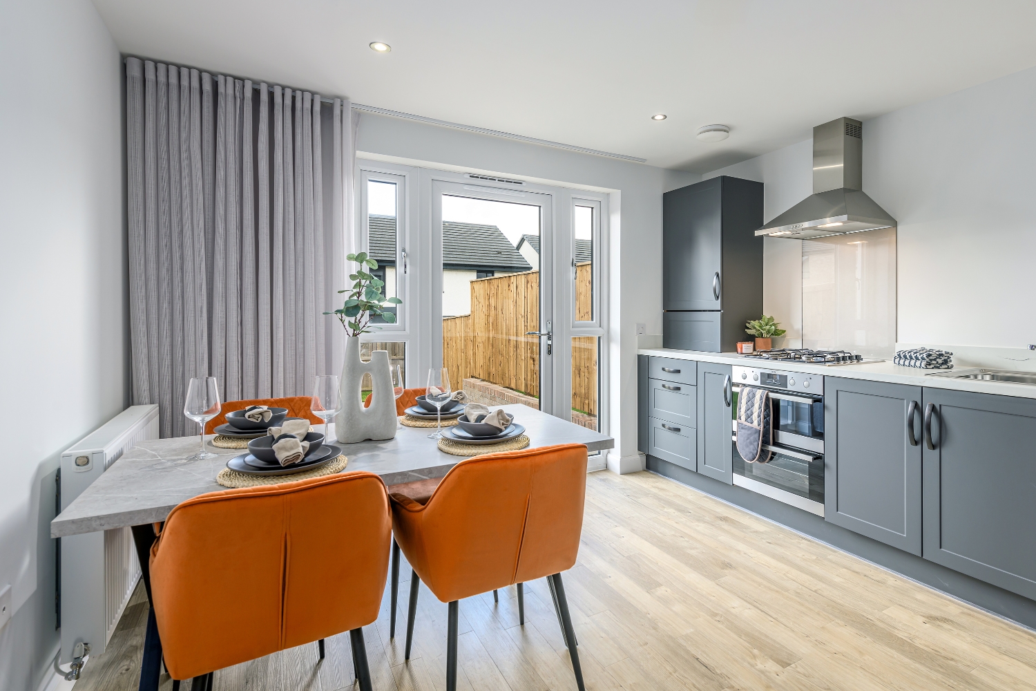 Kitchen/Dining Area In 3 Bedroom Home