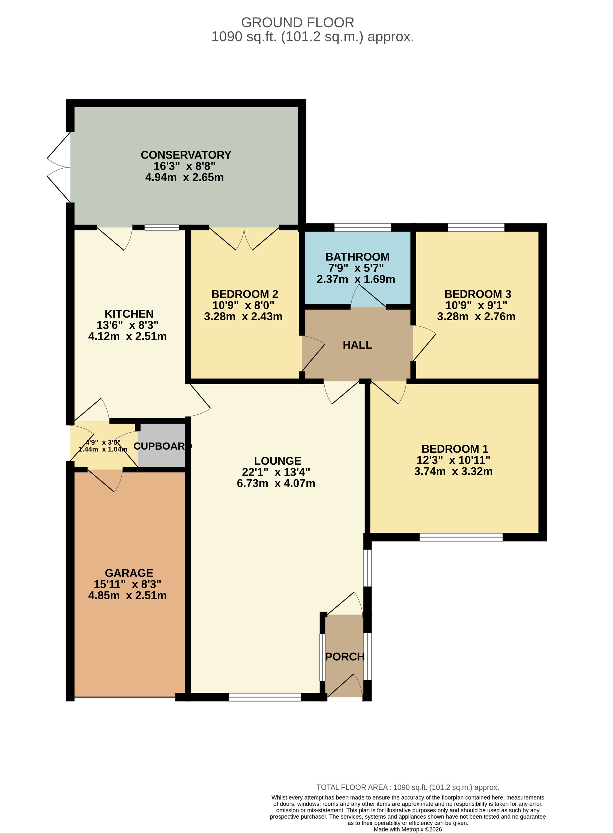 116 Longsight Road, Bury floorplan