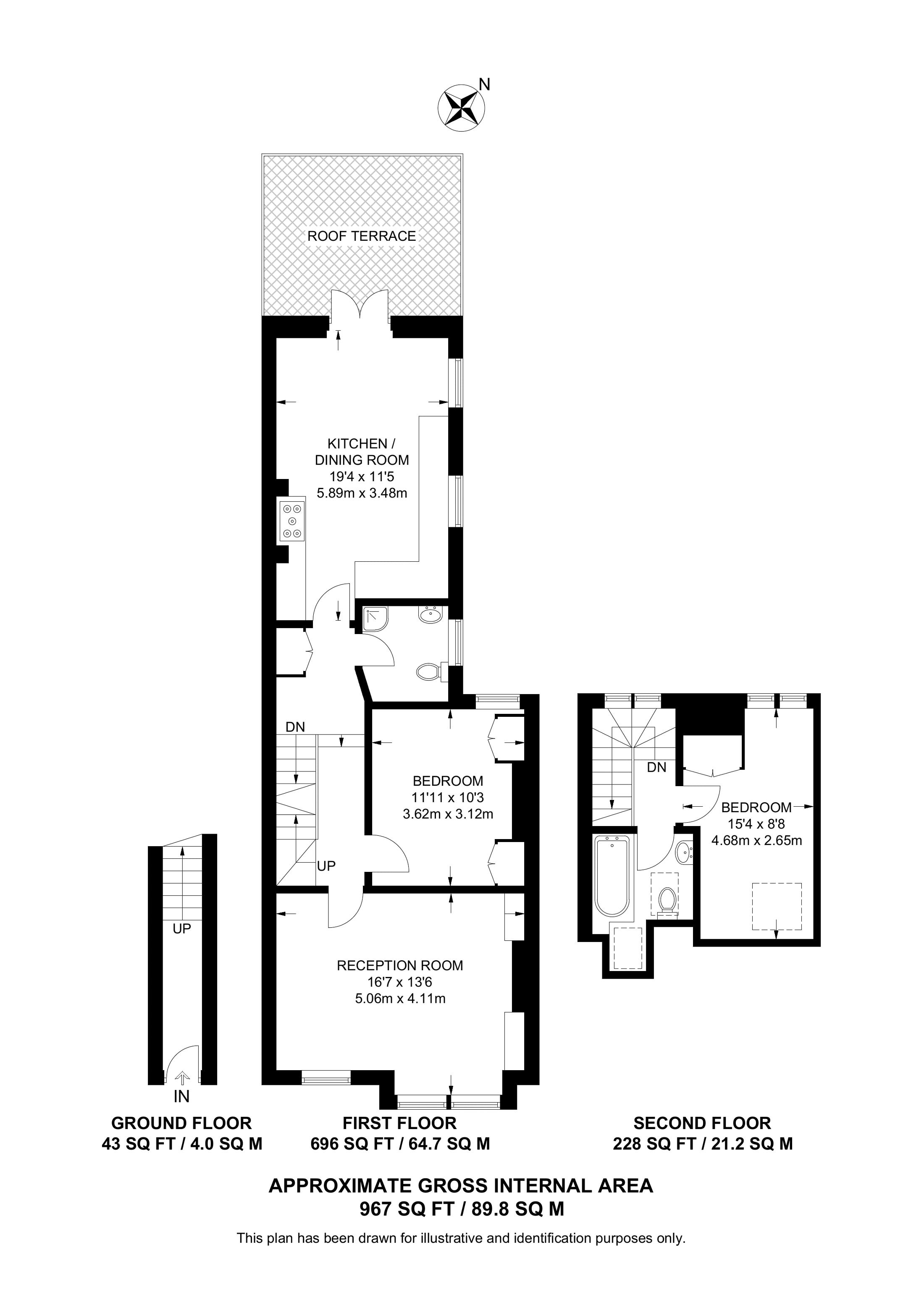 Klea Avenue, Abbeville Village, London SW4, 2 bedroom flat to rent