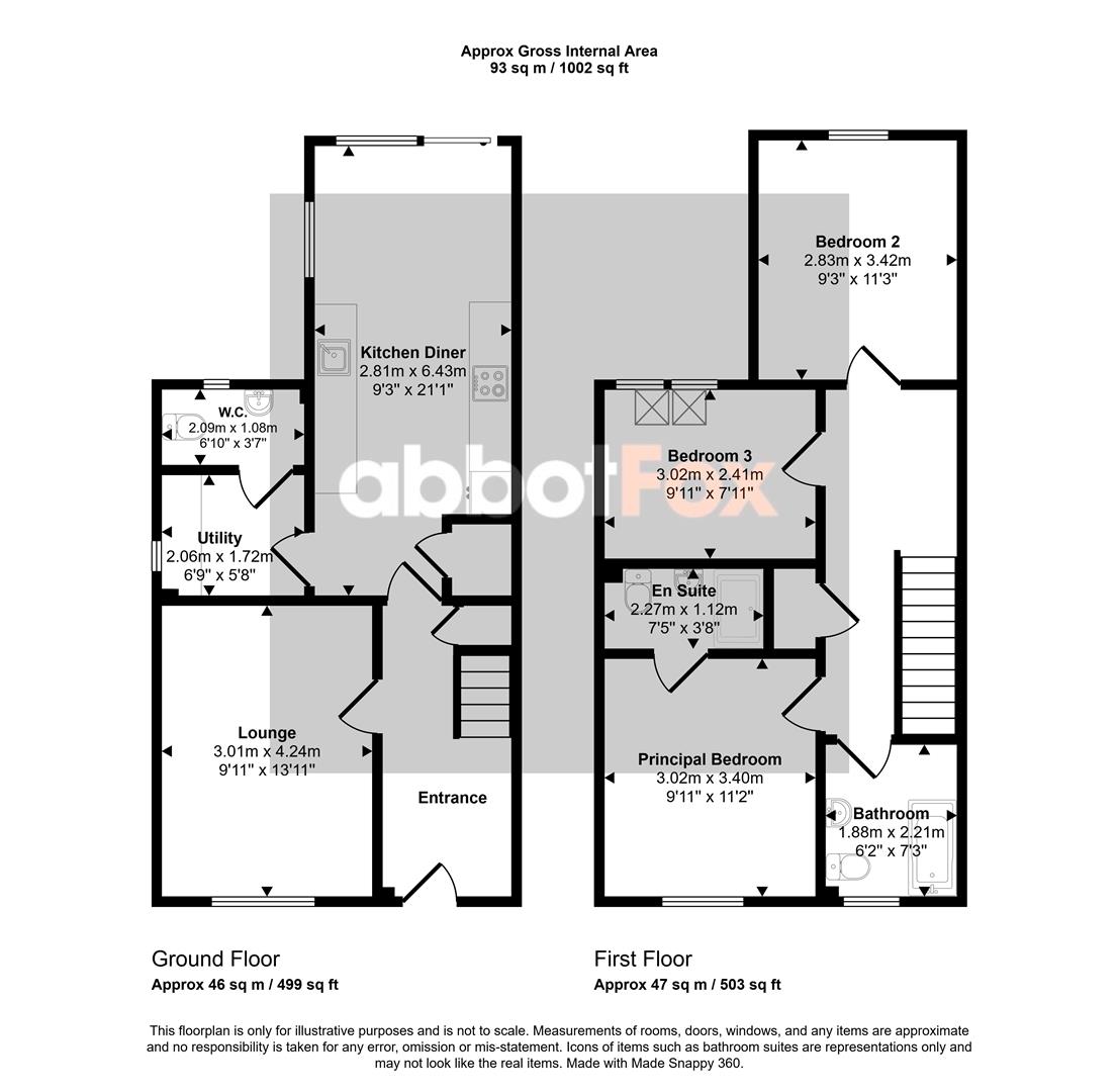 4, Abbs Close, Norwich floorplan