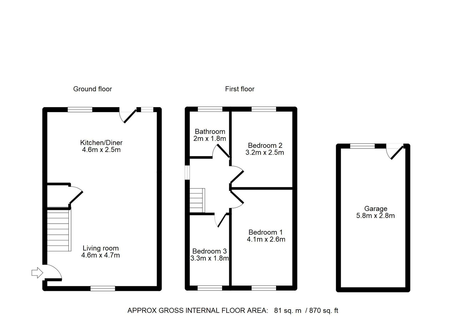 76, Neston Road, Bury floorplan