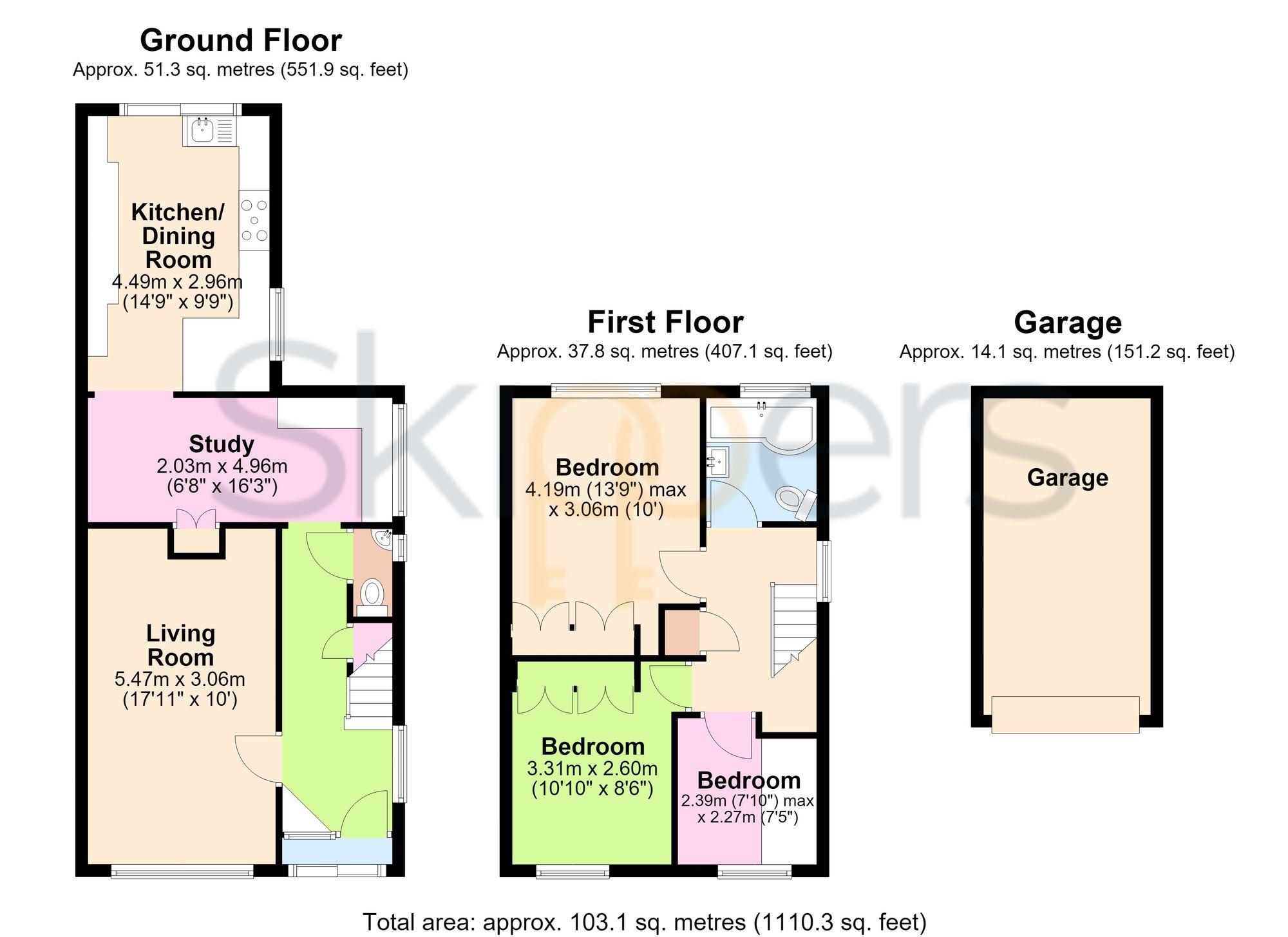 39 Seabourne Way, Romney Marsh floorplan