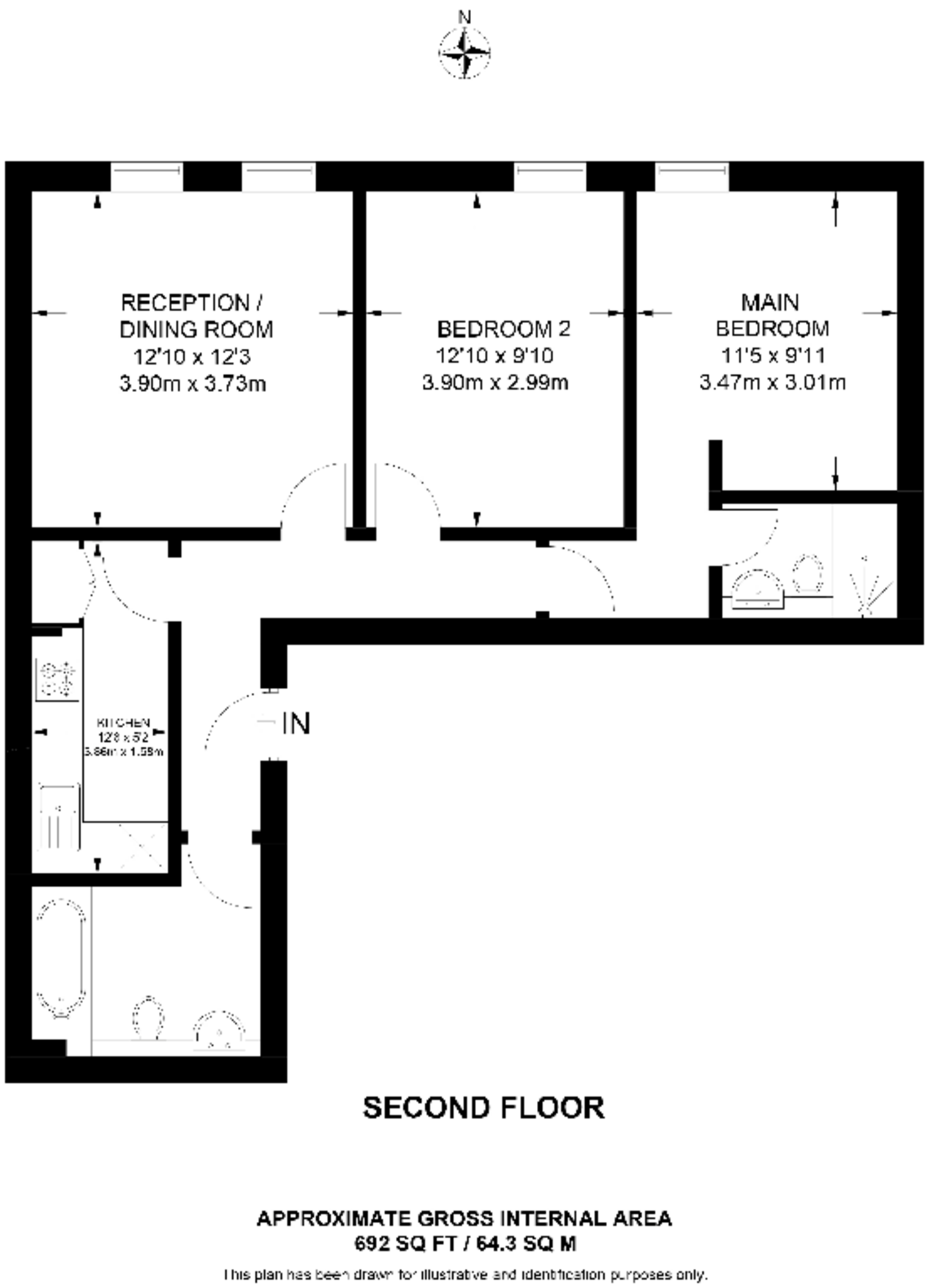 Isabella Mews, Islington floorplan