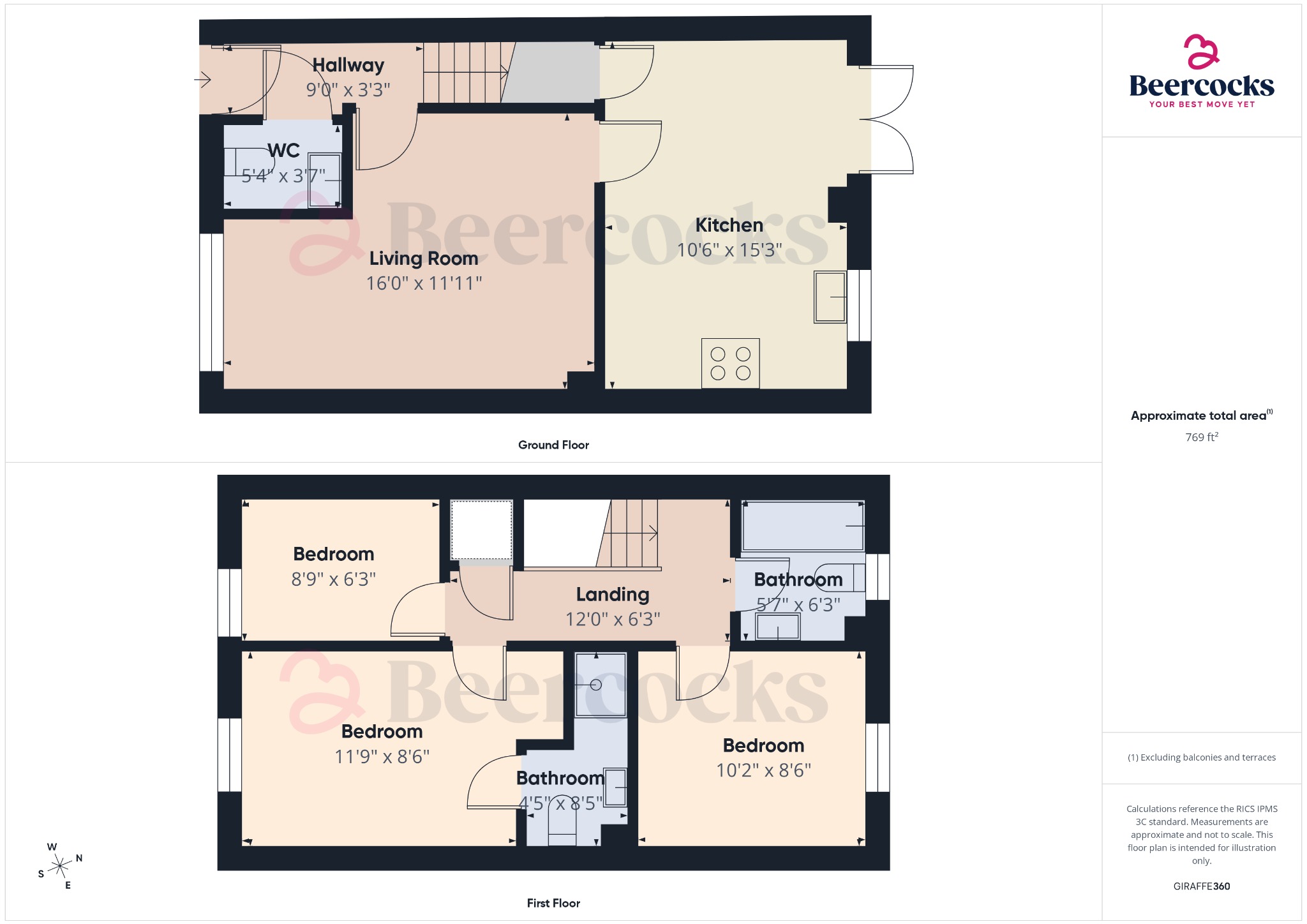 38 Ploughmans Gardens, Woodmansey, East Riding of Yorkshire floorplan