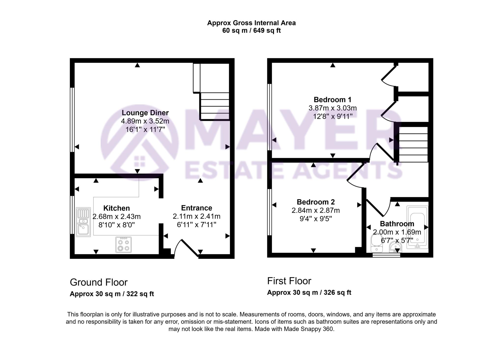 21, Marsh Close, Plymouth floorplan