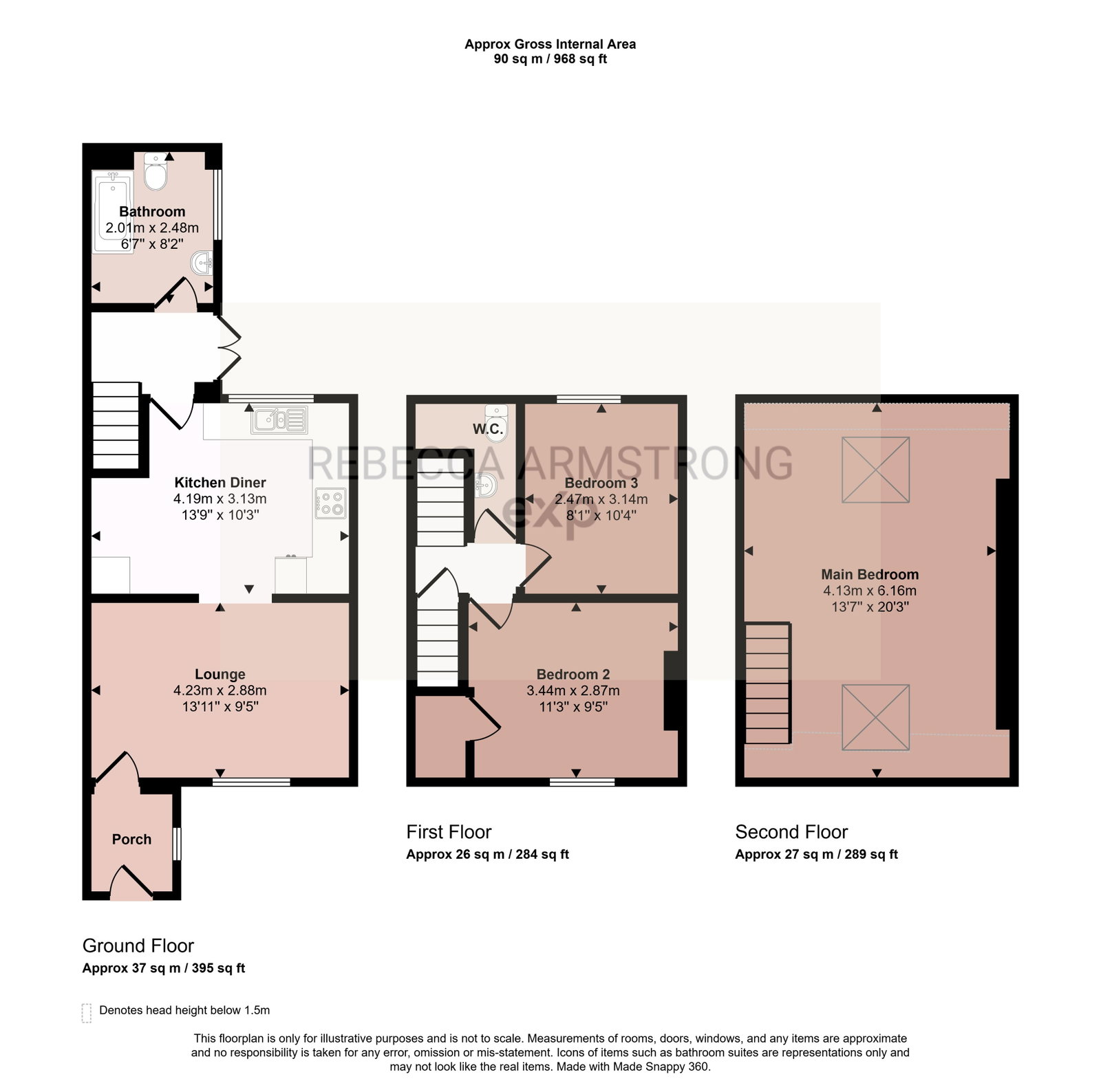 26, Church Road, Workington floorplan