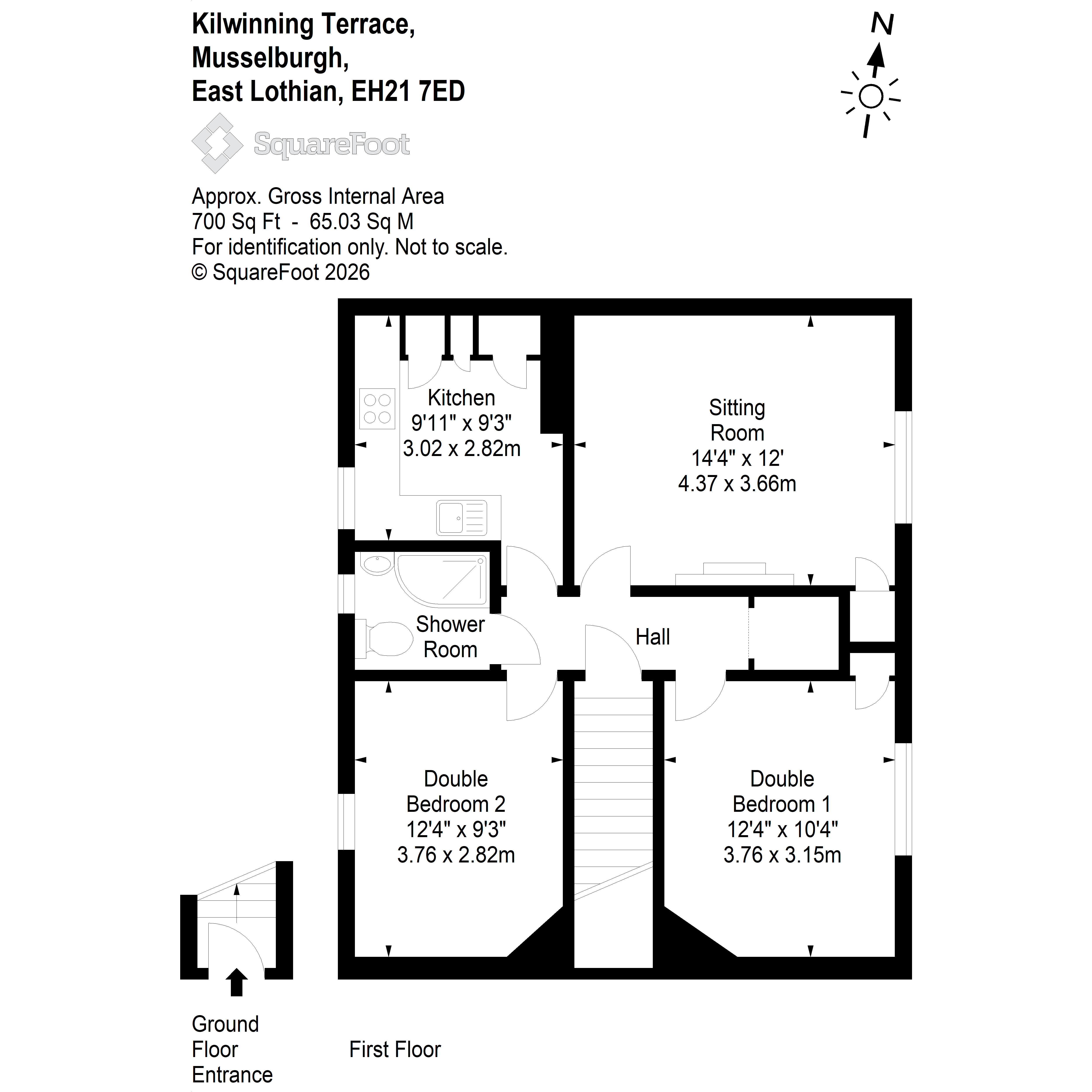 16, Kilwinning Terrace, Musselburgh floorplan