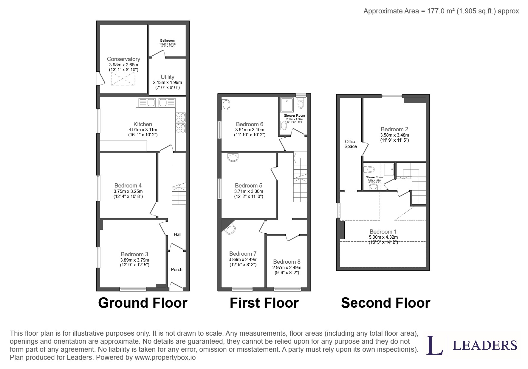 West Street, Chester floorplan