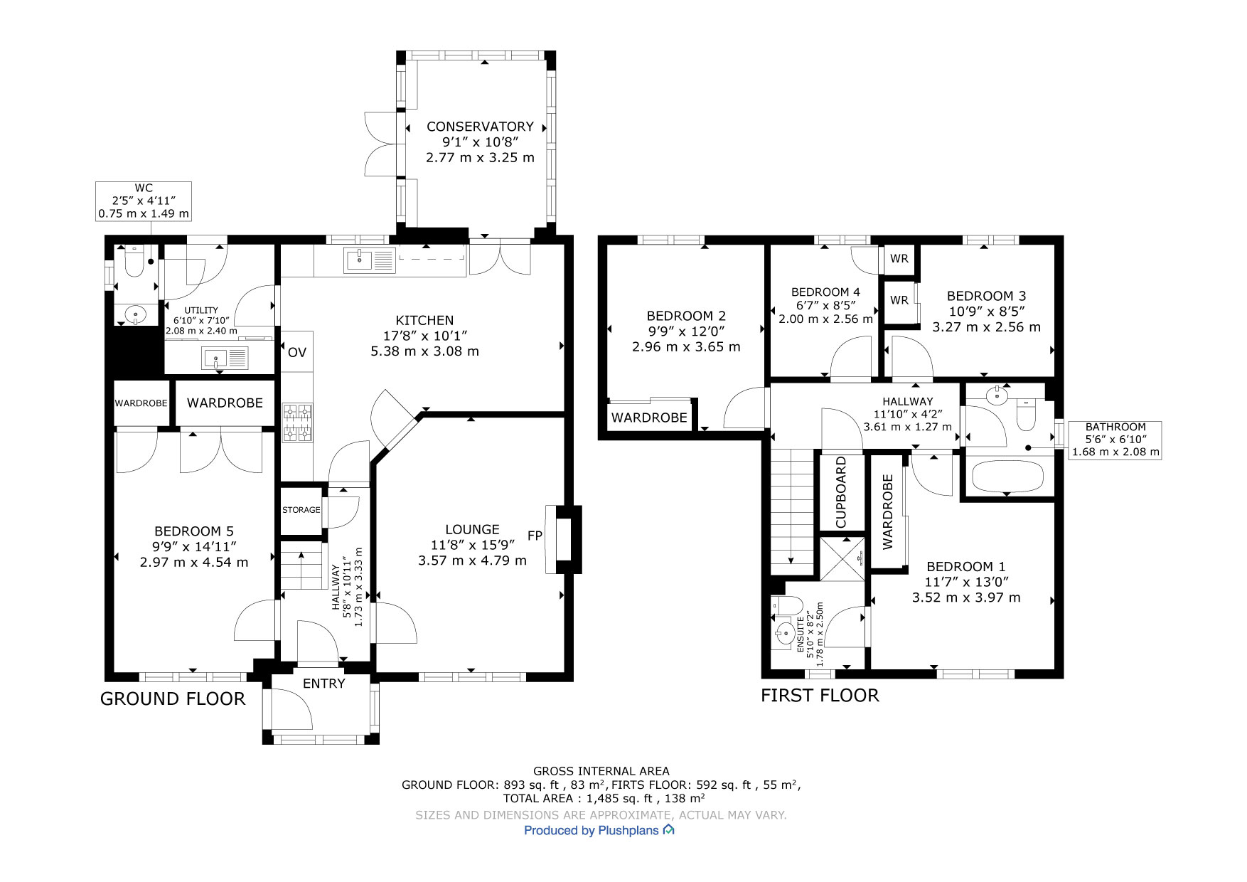 22 Parkholm Gardens, Glasgow floorplan