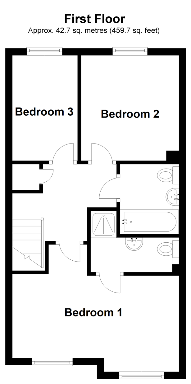 3 Bedrooms Terraced house to rent in Commonwealth Drive, Crawley RH10