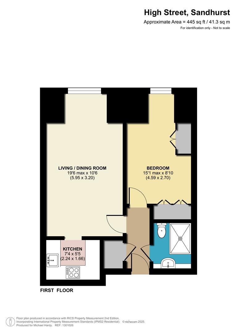Flat 27 McKernan Court, High Street, Sandhurst floorplan
