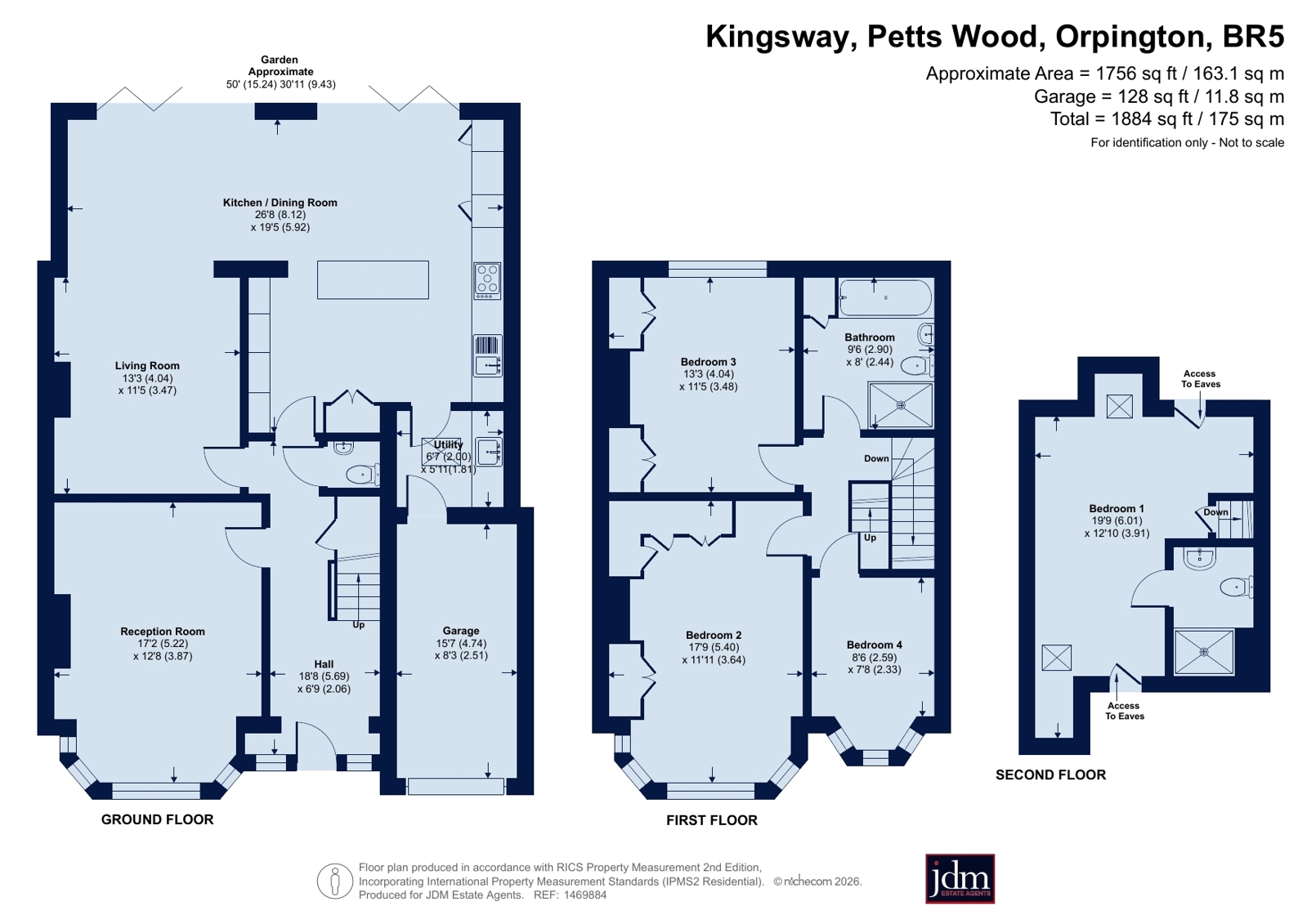 129, Kingsway, Orpington floorplan