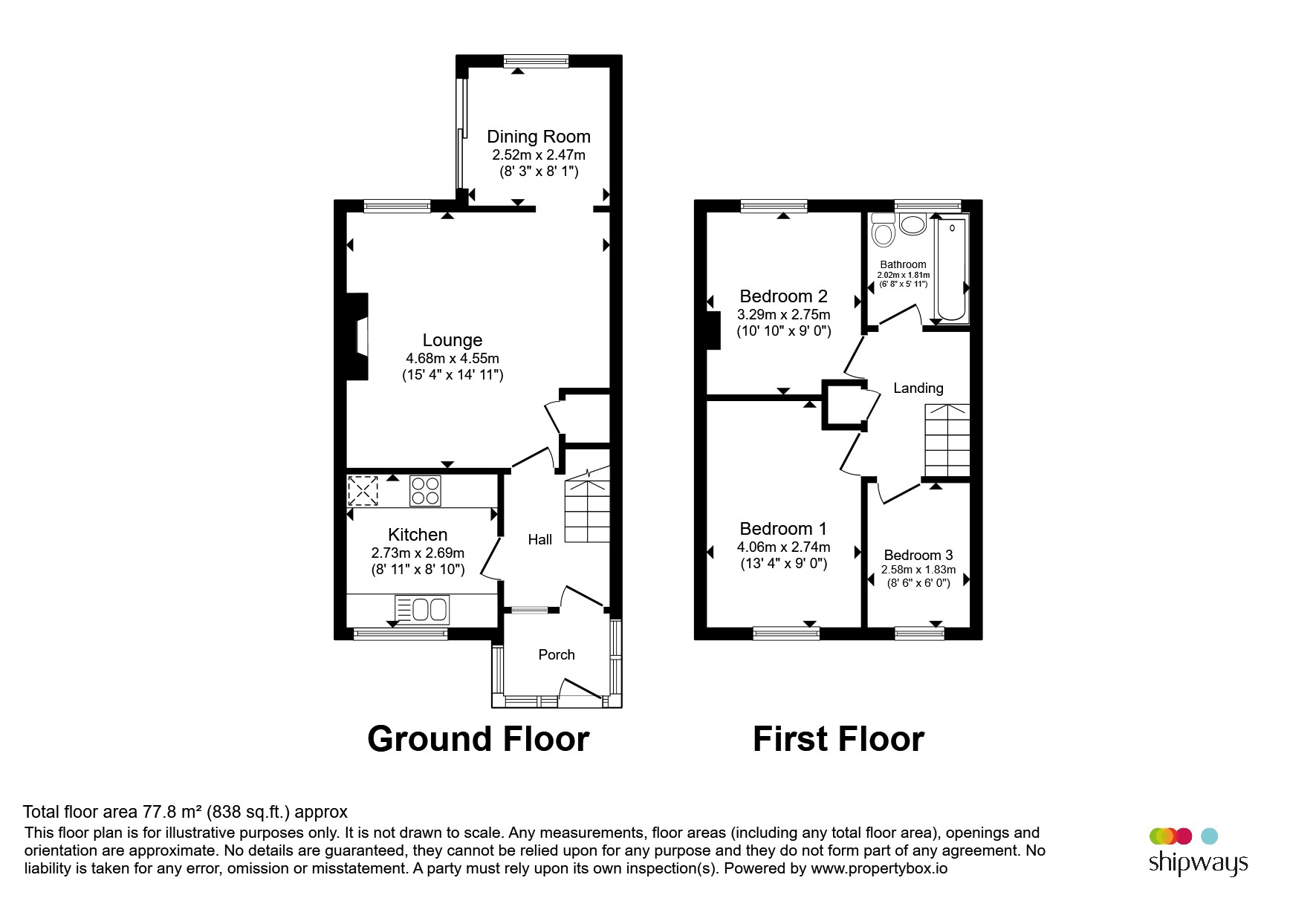 65, Winds Point, Stourbridge floorplan