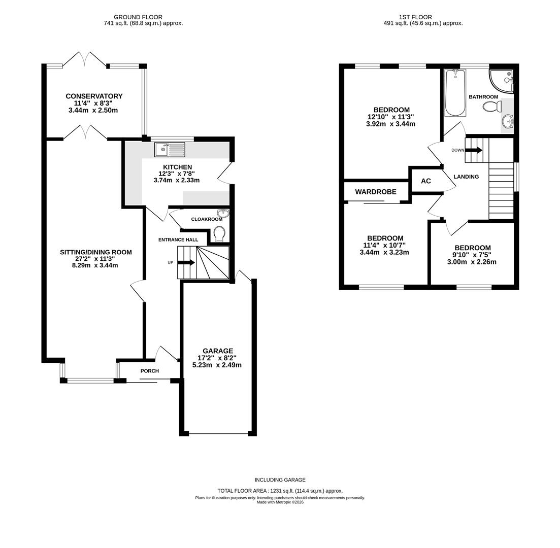 26, The Warren, Burgess Hill floorplan